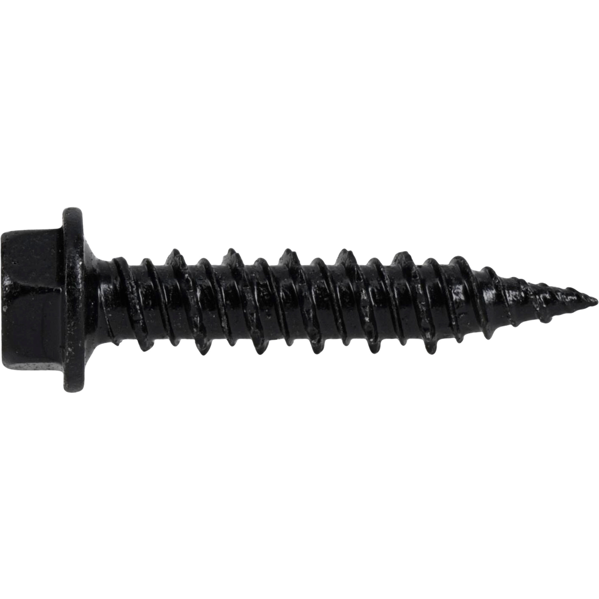 Power Pro Black Hex Washer-Head Concrete Screw Anchor (1/4 in. x 1-1/4 in.) - 100 pc