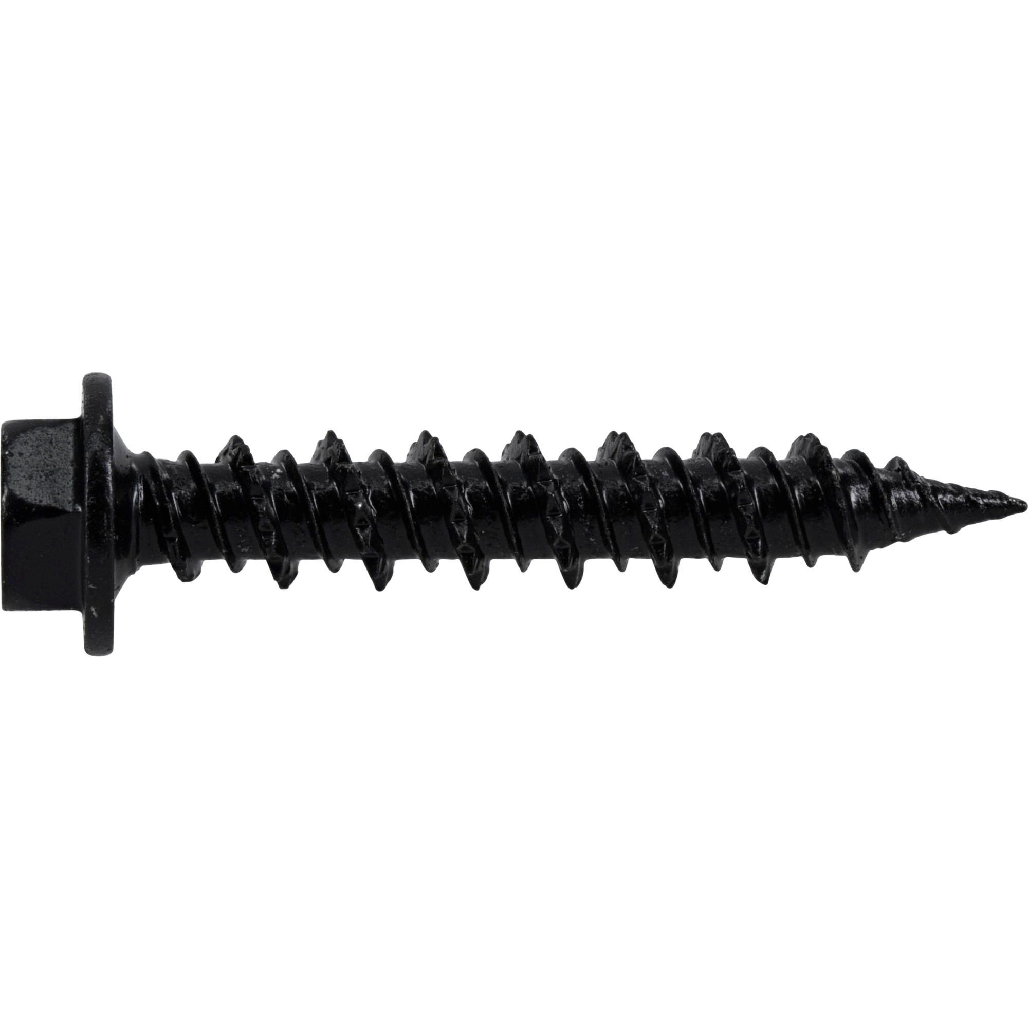 Power Pro Black Hex Washer-Head Concrete Screw Anchor (3/16 in. x 1-1/4 in.) - 25 pc