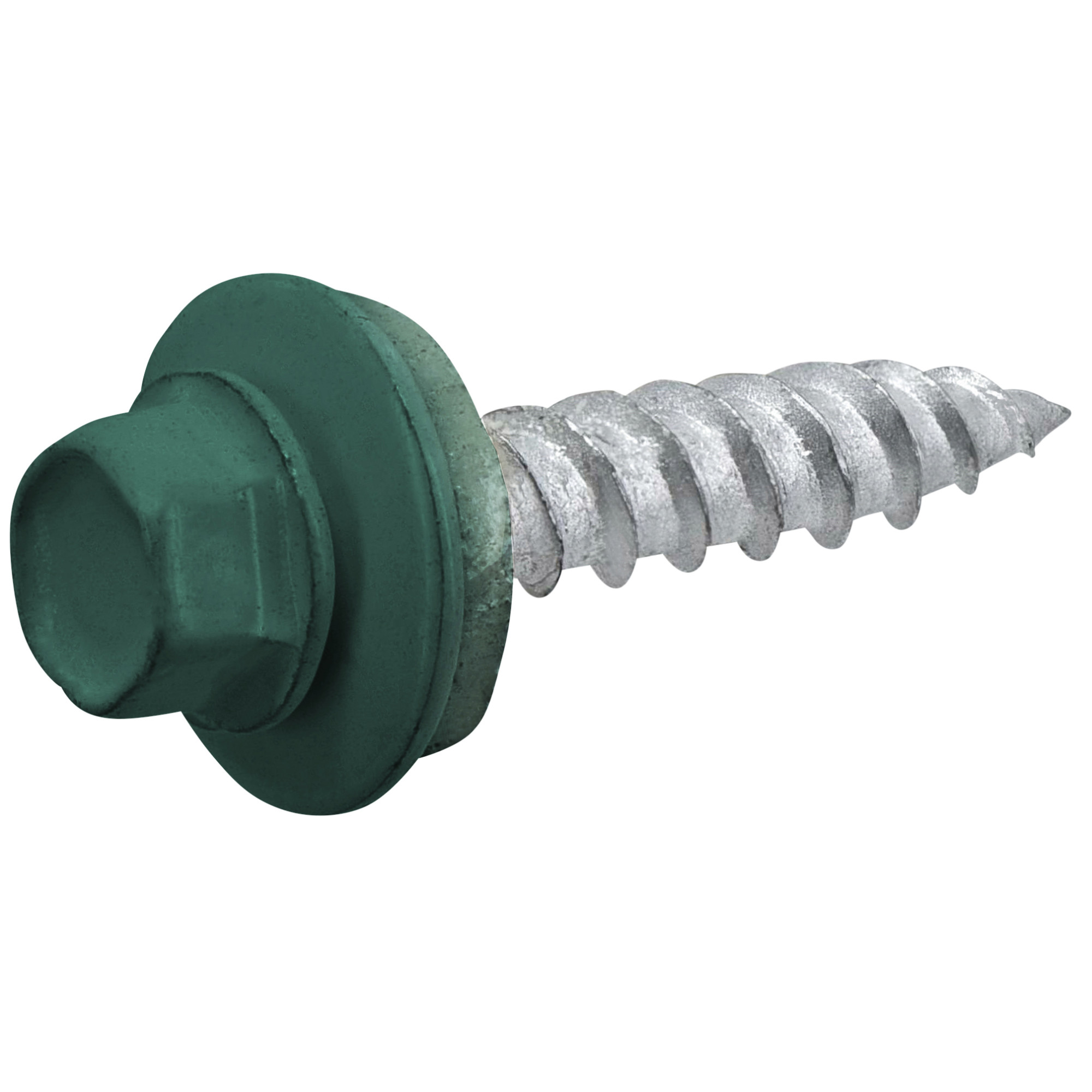 Hillman Green Painted Self-Piercing Sheeter (#10 x 2 in.)