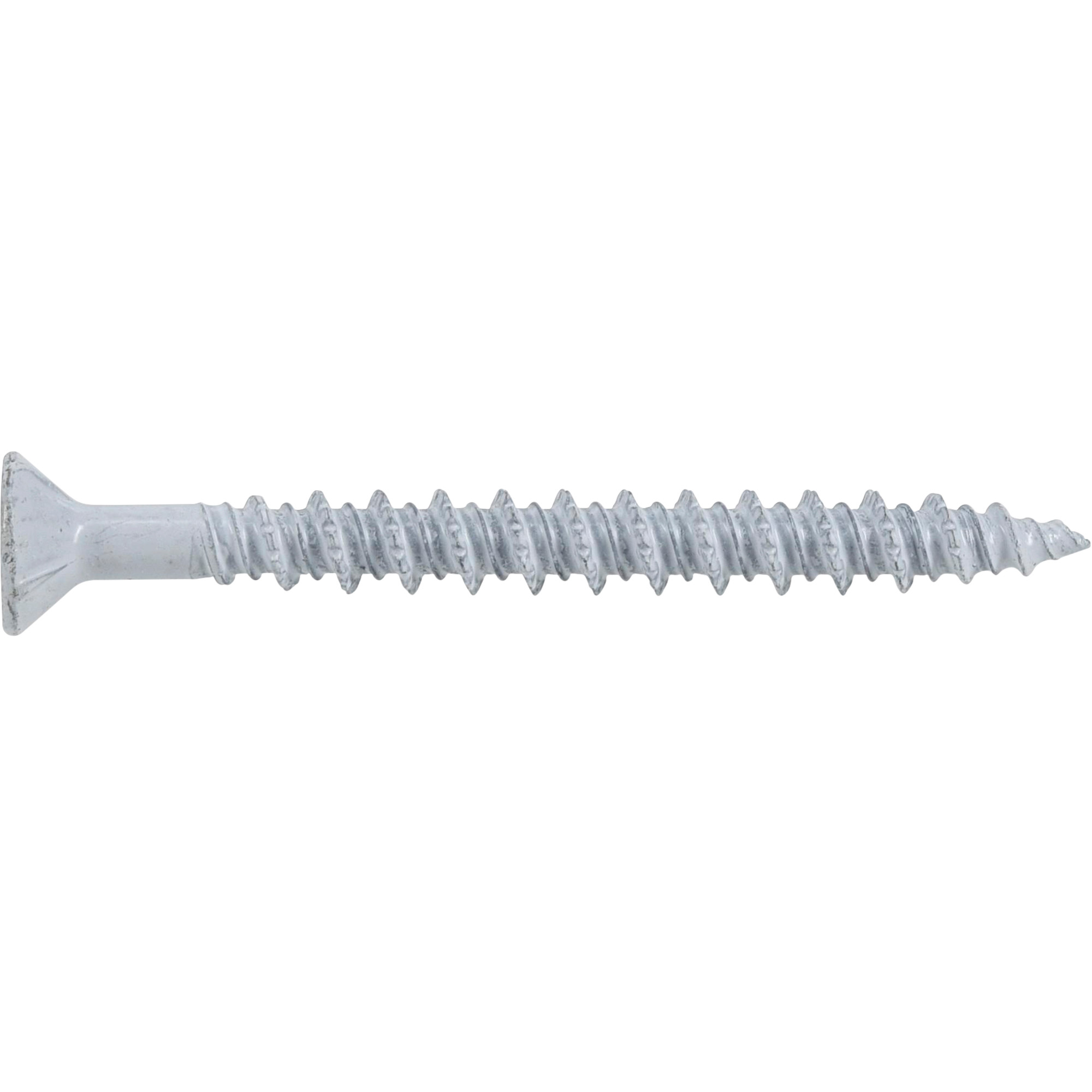 Power Pro White Flat-Head Concrete Screw Anchor (3/16 in. x 2-1/4 in.) - 100 pc