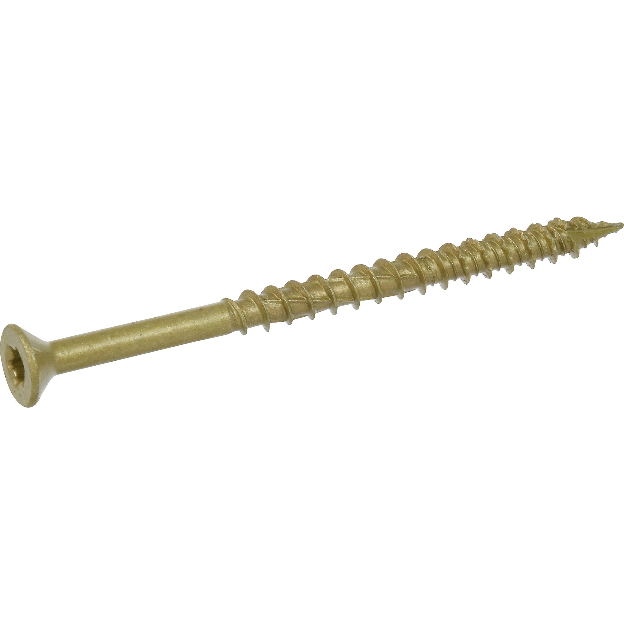 Power Pro ONE Flat Exterior Bronze Multi-Material Screws (#10 x 2-1/2 in.) - 15 pc
