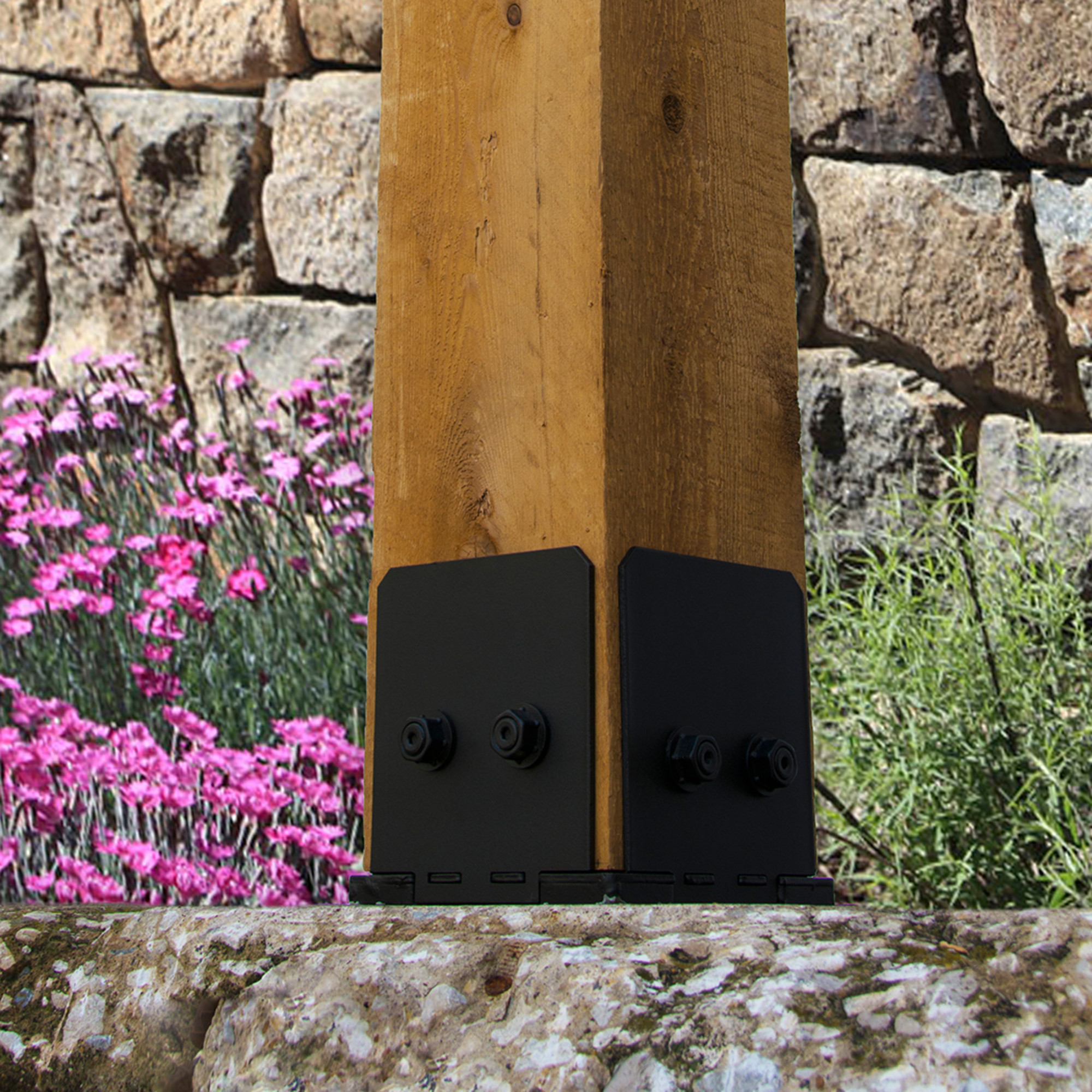 OZCO Ironwood Elevated Post Base Kit (6 in. x 6 in.)