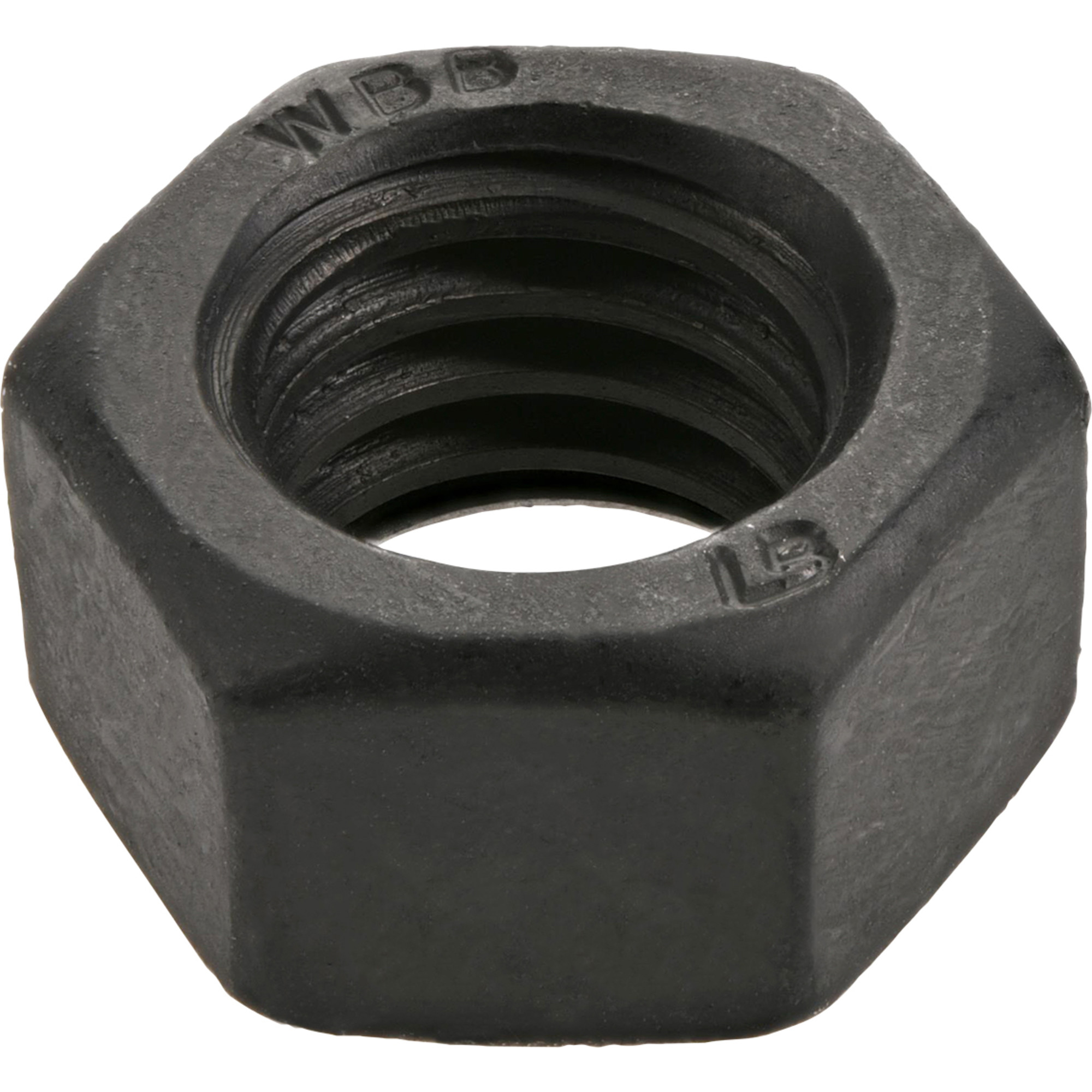 Hillman Black Coated Hex Nuts (3/8 in.-16 Thread)