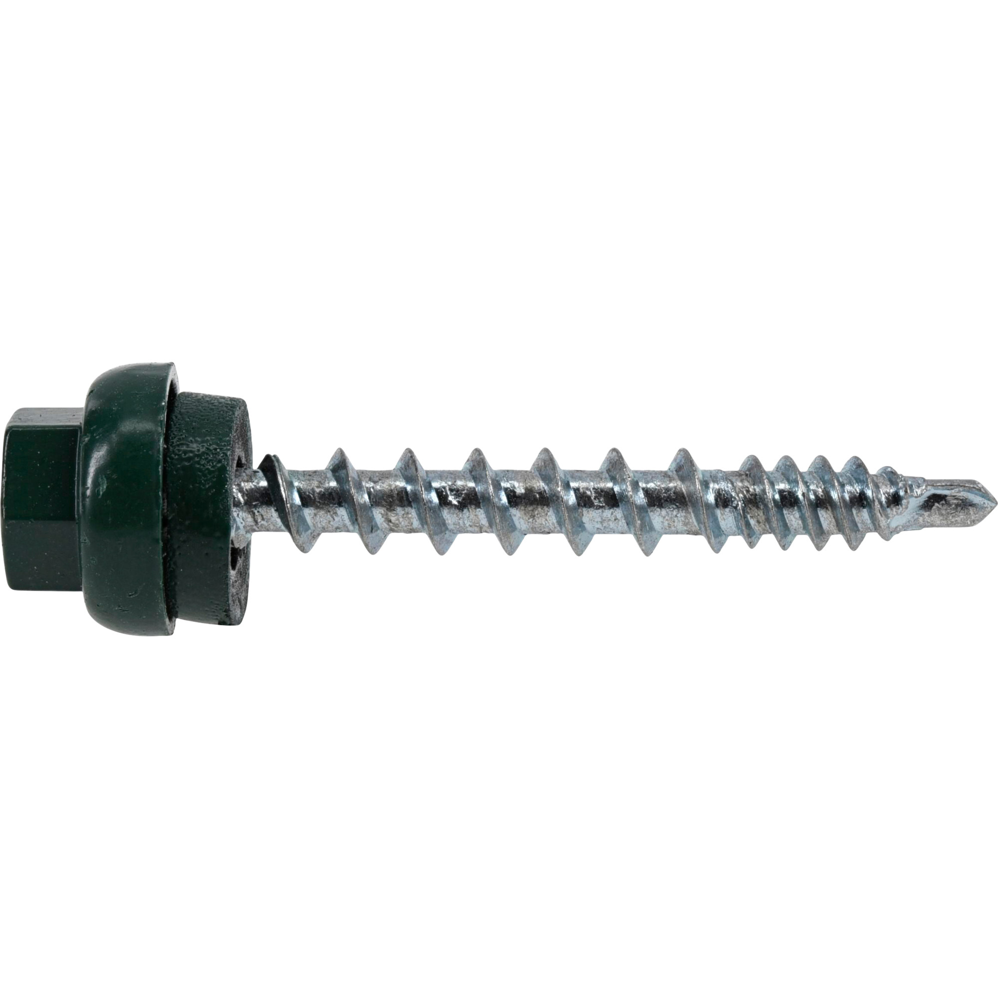 Power Pro Green Self Drilling Metal-to-Wood Roofing Screws (#10 x 1-1/2 in.)-62 pc