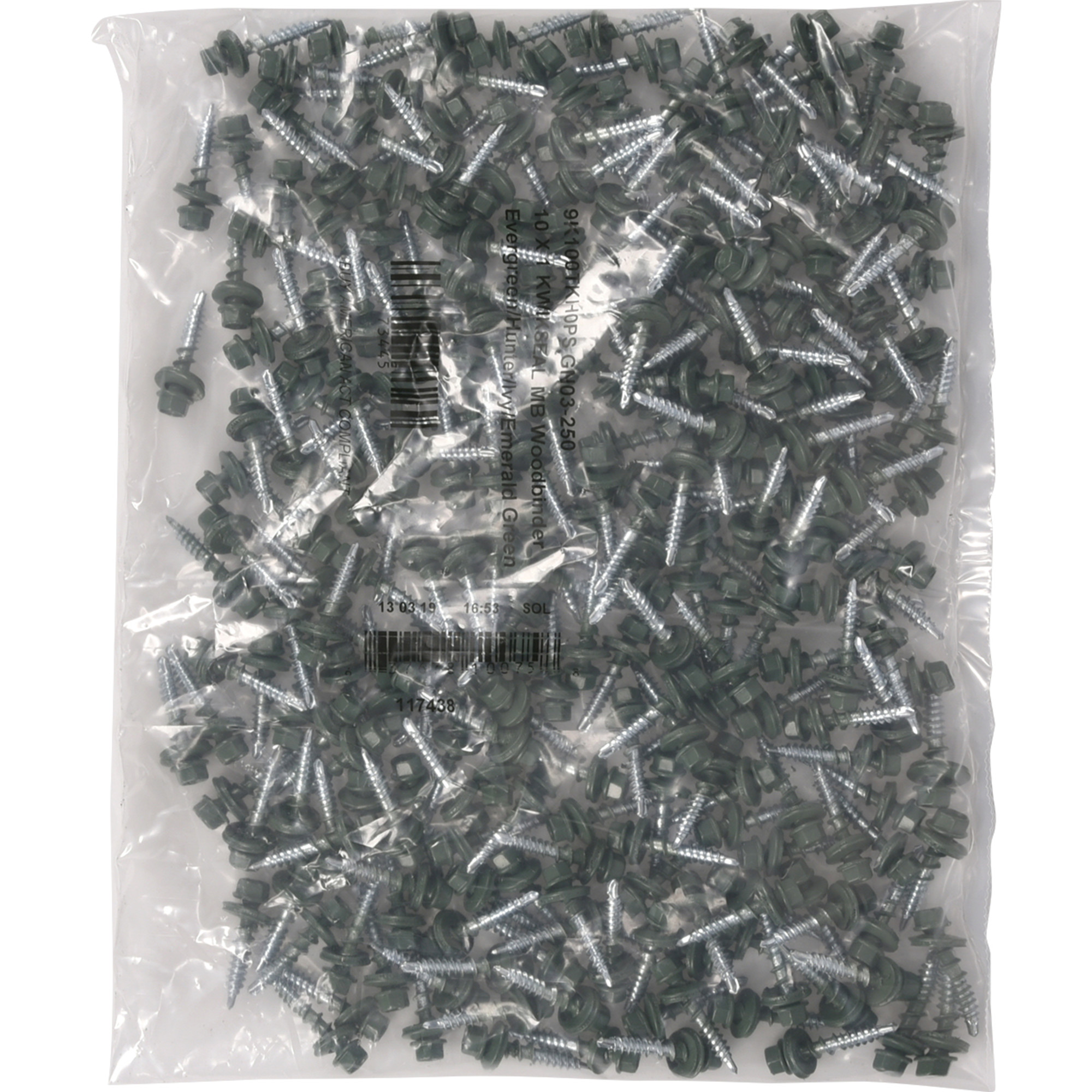 Power Pro Black Self Drilling Metal-to-Wood Roofing Screws (#10 x 1 in.) - 250 pc