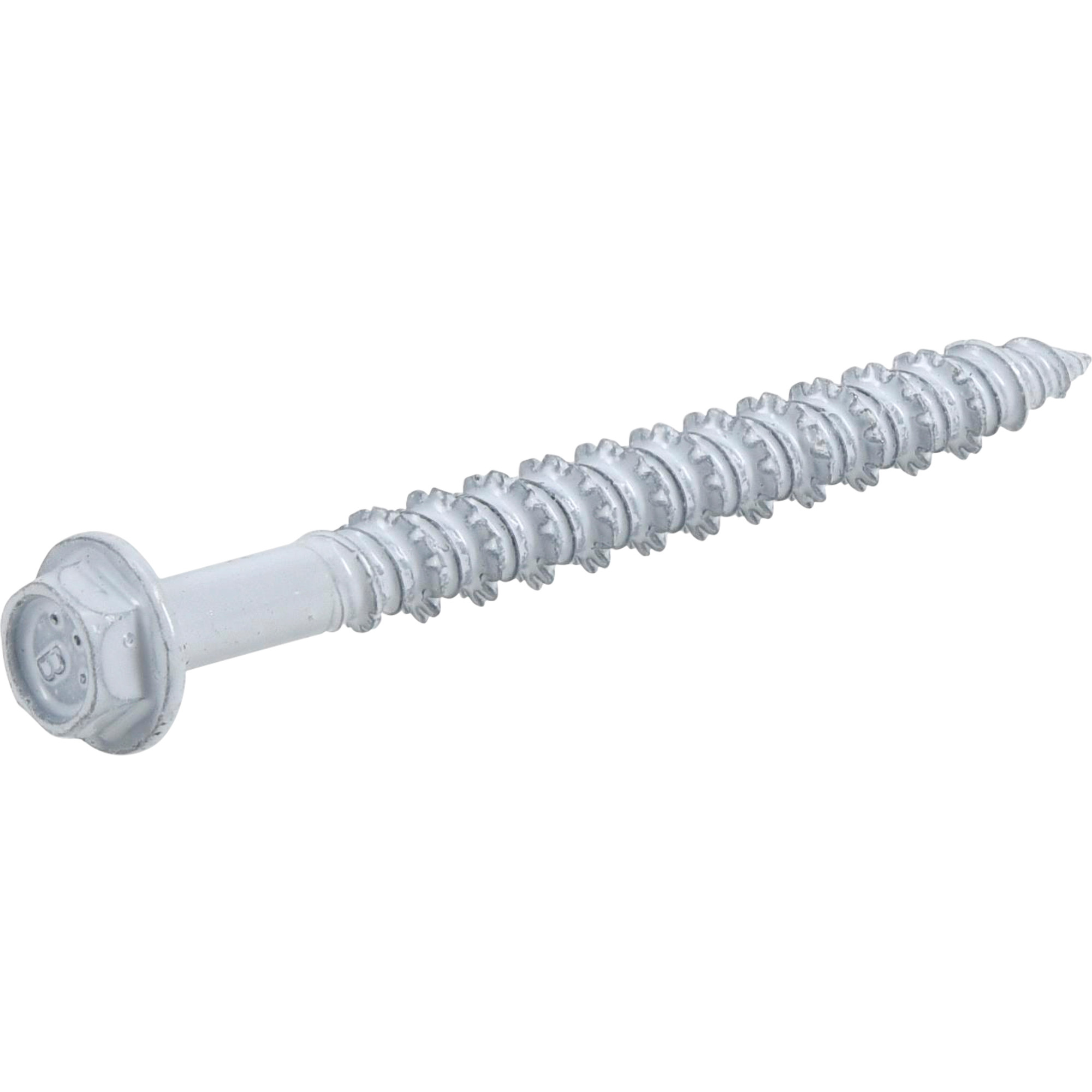 Power Pro White Hex Washer-Head Concrete Screw Anchor (3/16 in. x 2-1/4 in.) - 100 pc