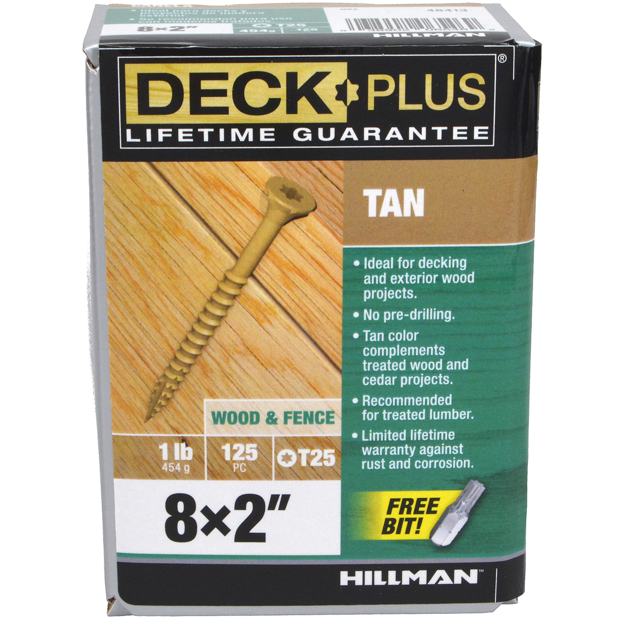 Deck Plus Tan Deck Screws (#8 x 2 in.)
