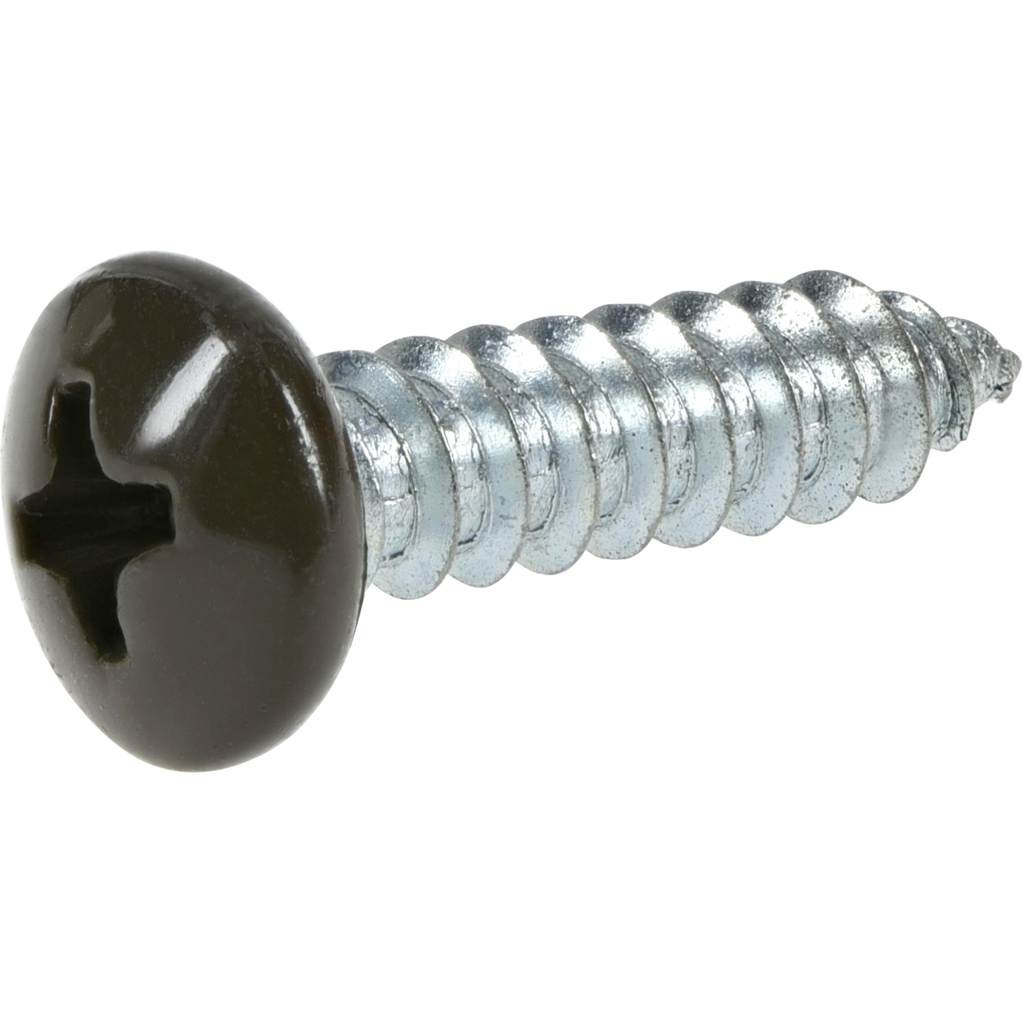 Hillman Brown Pan-Head Phillips Sheet Metal Screws (#10 x 3/4 in.) - 100 pc