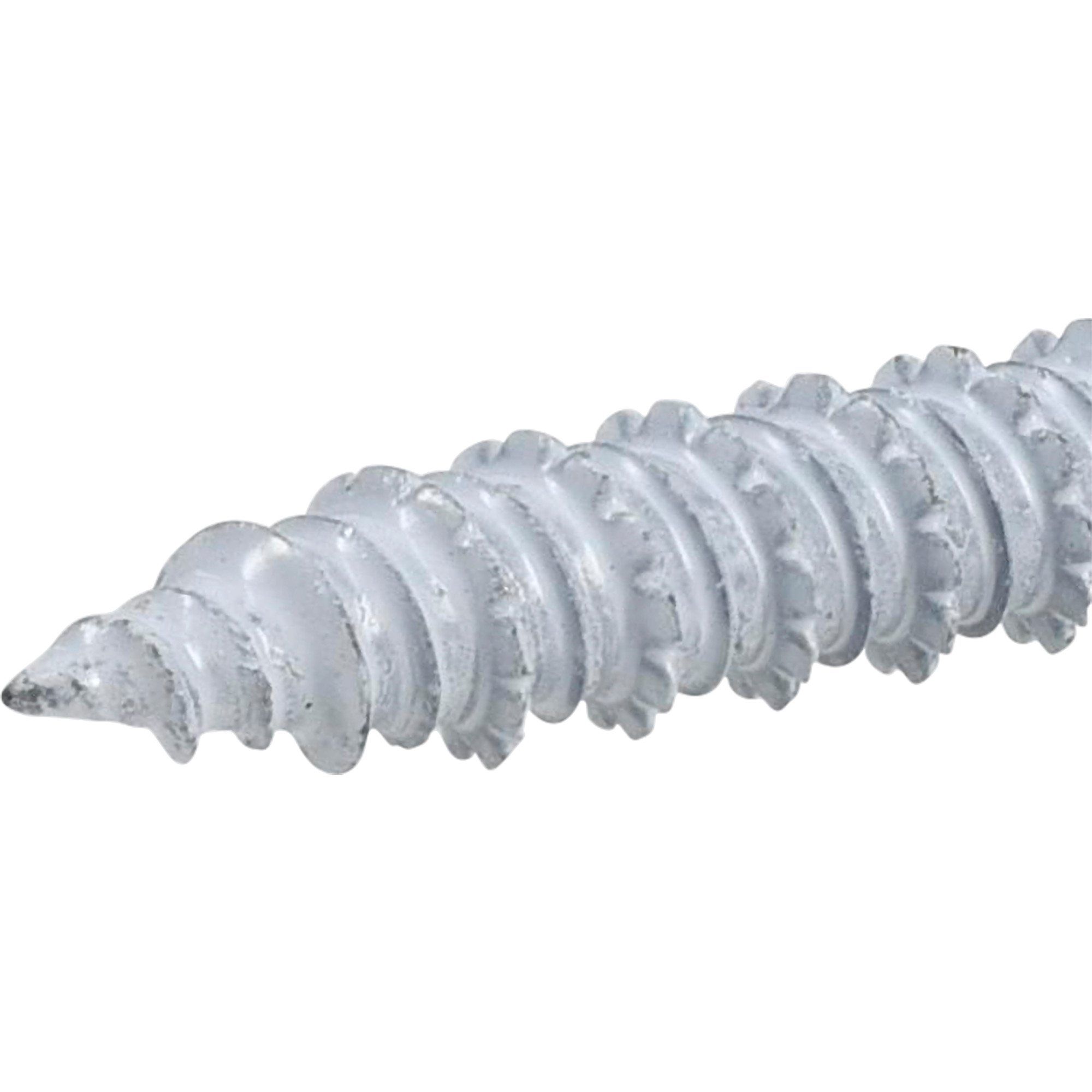 Power Pro White Flat-Head Concrete Screw Anchor (1/4 in. x 1-1/4 in.) - 25 pc