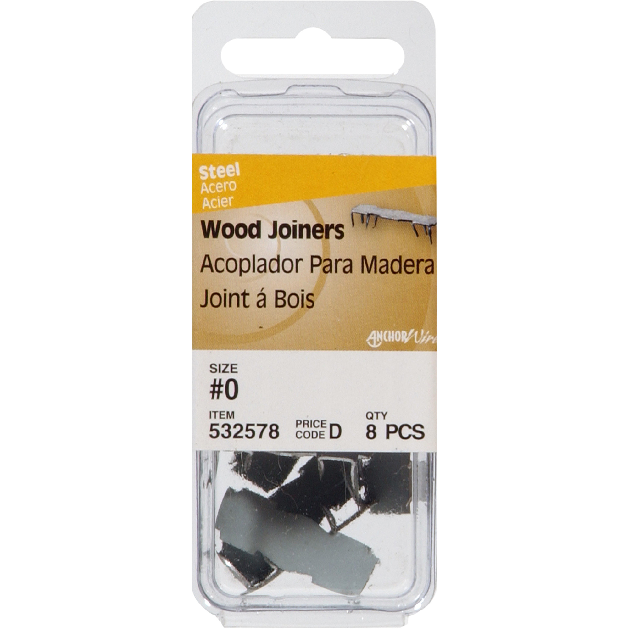 Hillman Bright Wood Joiners (#0) - 8 pc