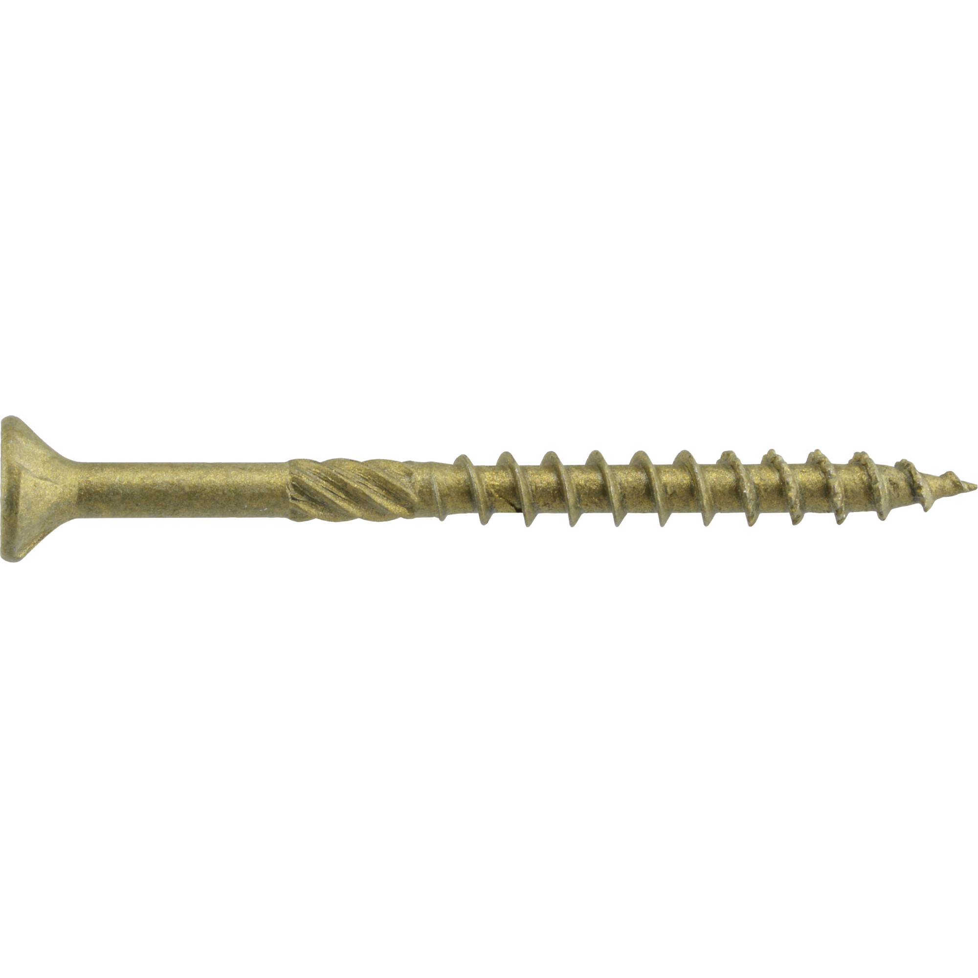Power Pro Premium Bronze Exterior Wood Screws (#10 x 3-1/2 in.) - 25 pc