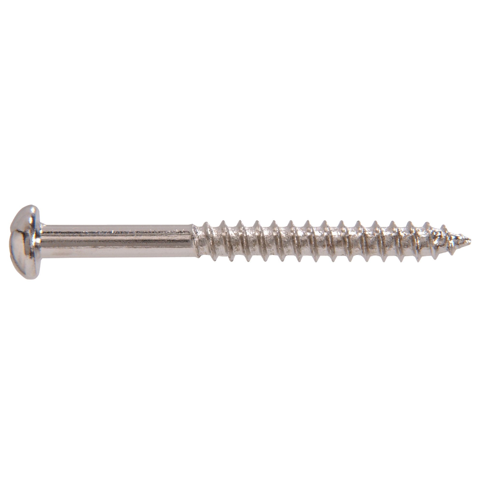 Hillman Phillips Round Nickel Wood Screws (#10 x 2 in.) - 30 pc