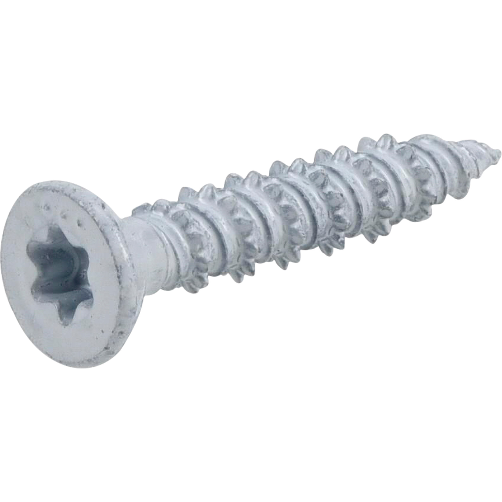 Power Pro White Flat-Head Concrete Screw Anchor (3/16 in. x 1-1/4 in.) - 100 pc