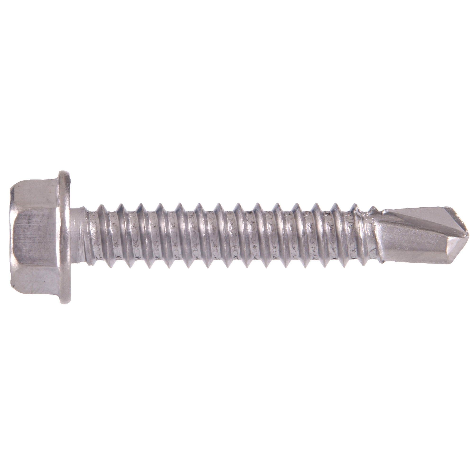 Hillman Stainless Hex Washer-Head Self-Drilling Screws (#8-32 x 1 in.) - 25 pc