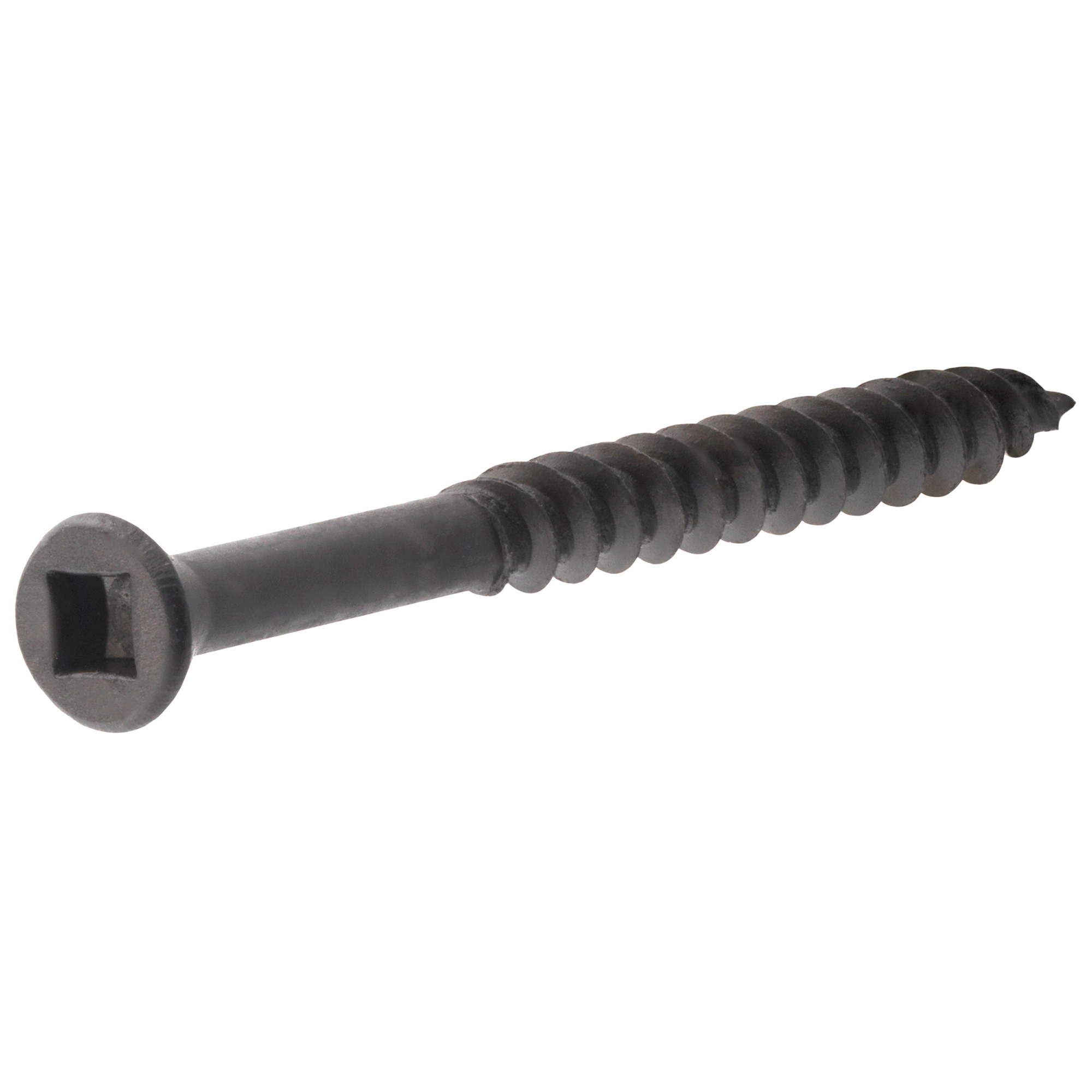 Project Center Square Drive Black Phosphate Trim Screws (#6 x 2-1/4 in.) - 1lb Box