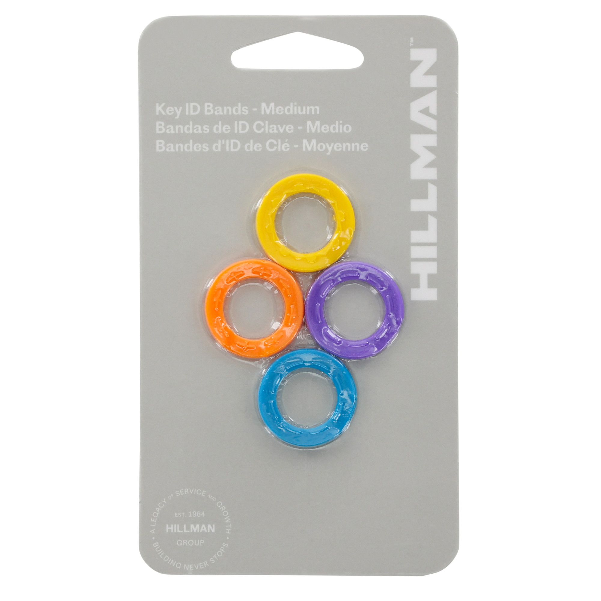 Hillman Key ID Band 4 Pack