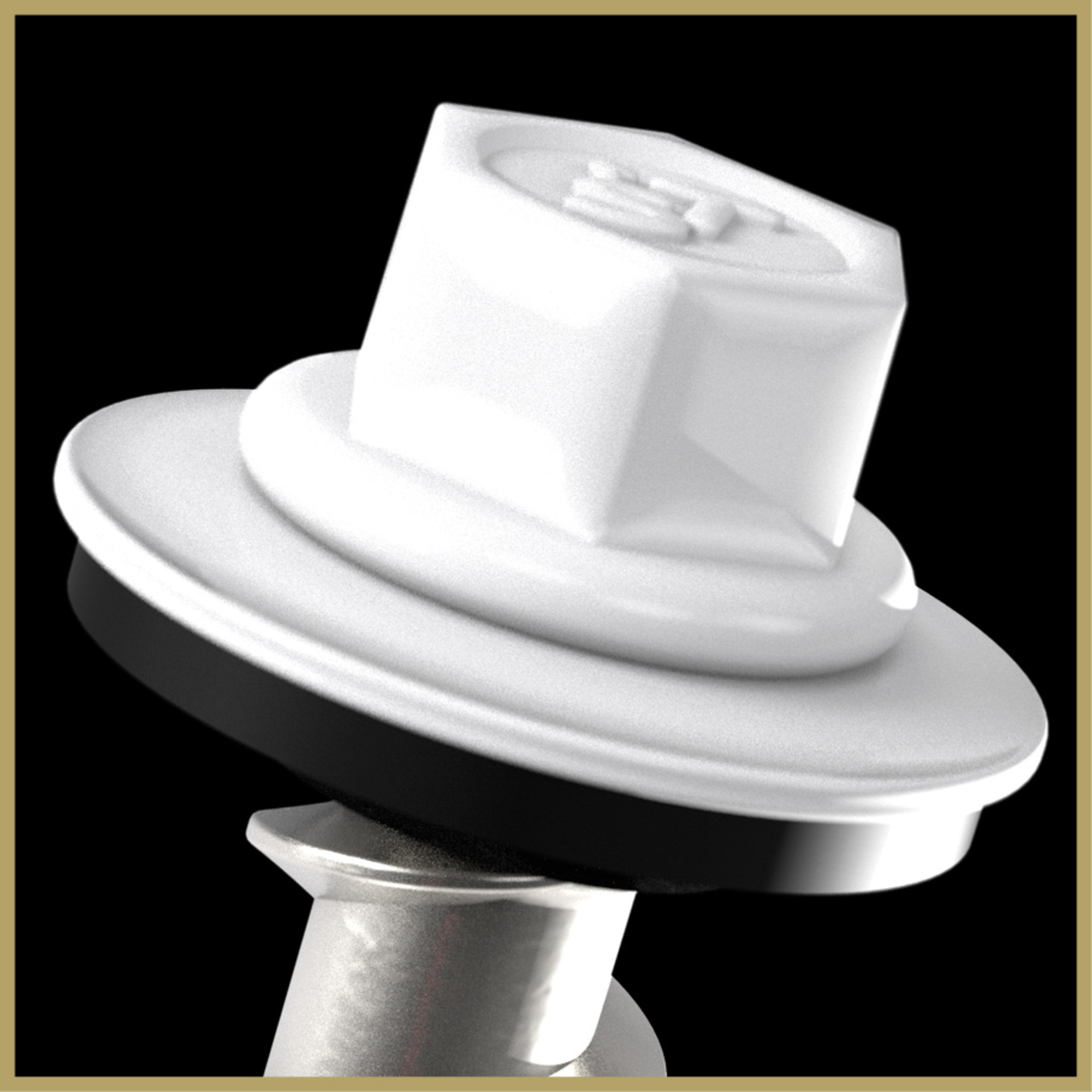 Power Pro Gray Self Drilling Metal-to-Wood Roofing Screws (#10 x 1-1/2 in.)-250 pc