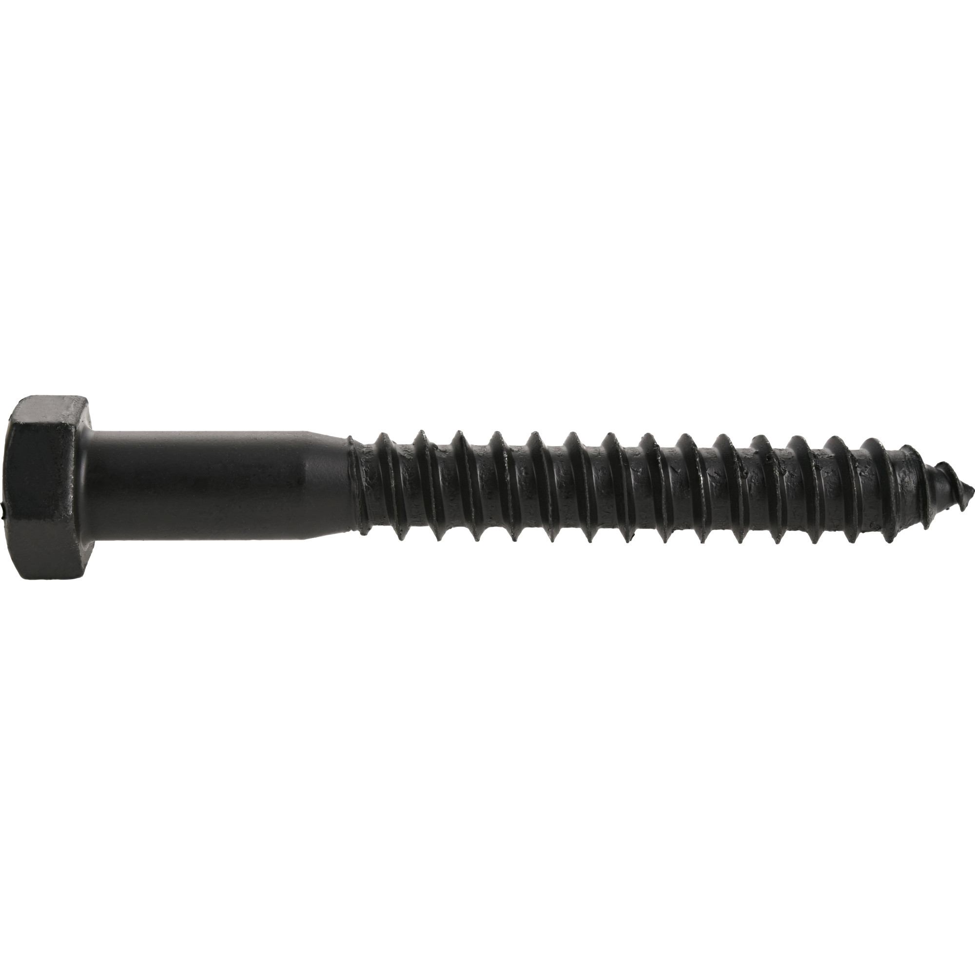 Deck Plus Black Coated Lag Screws 1/2 in. x 4 in.