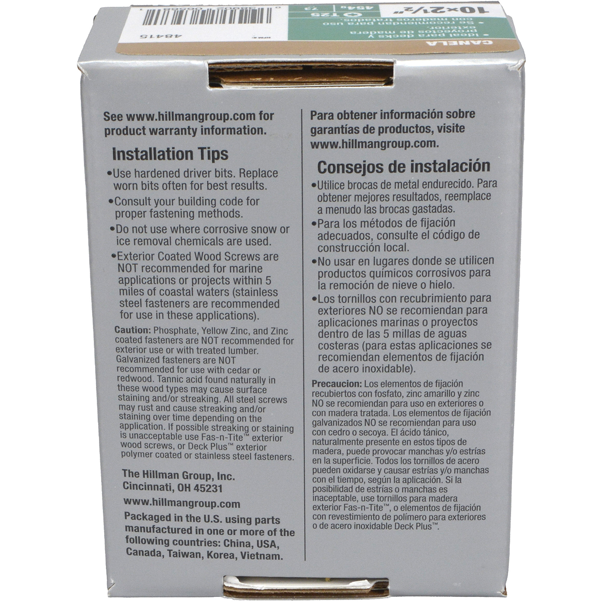 Deck Plus Tan Deck Screws (#10 x 2-1/2 in.)