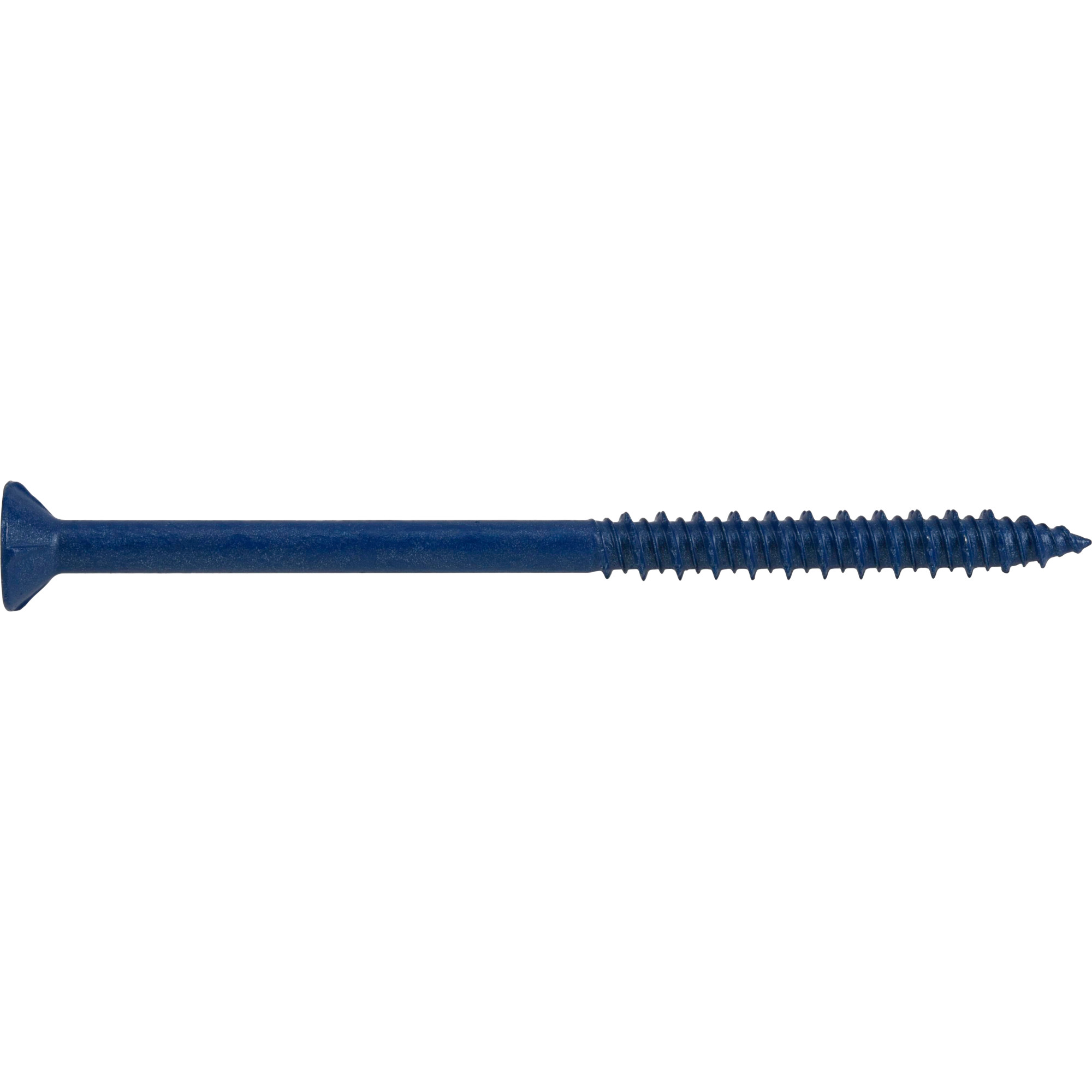 Power Pro Blue Flat-Head Concrete Screw Anchor (1/4 in. x 4 in.) - 100 pc