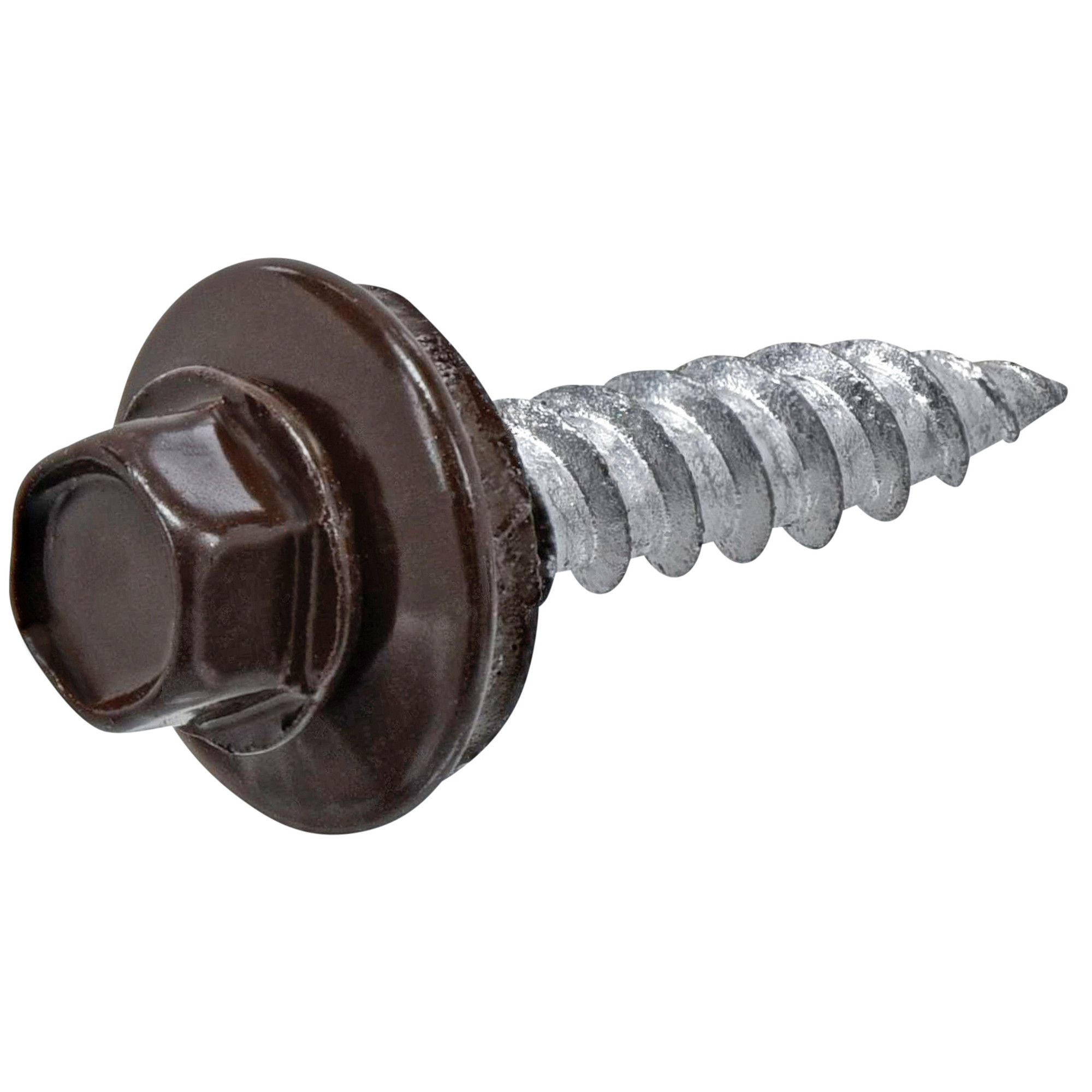 Hillman Brown Painted Self-Piercing Sheeter (#10 x 1 in.)