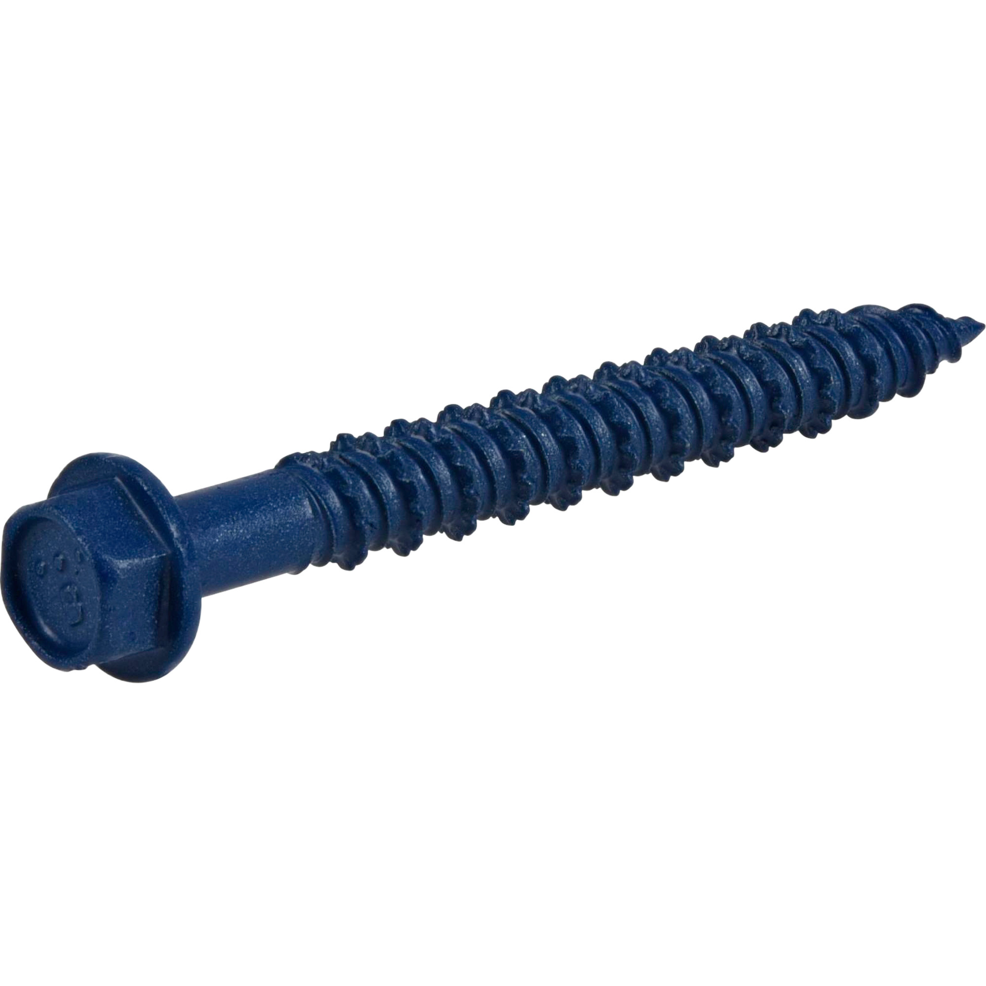 Power Pro Blue Hex Washer-Head Concrete Screw Anchor (1/4 in. x 2-1/4 in.) - 100 pc