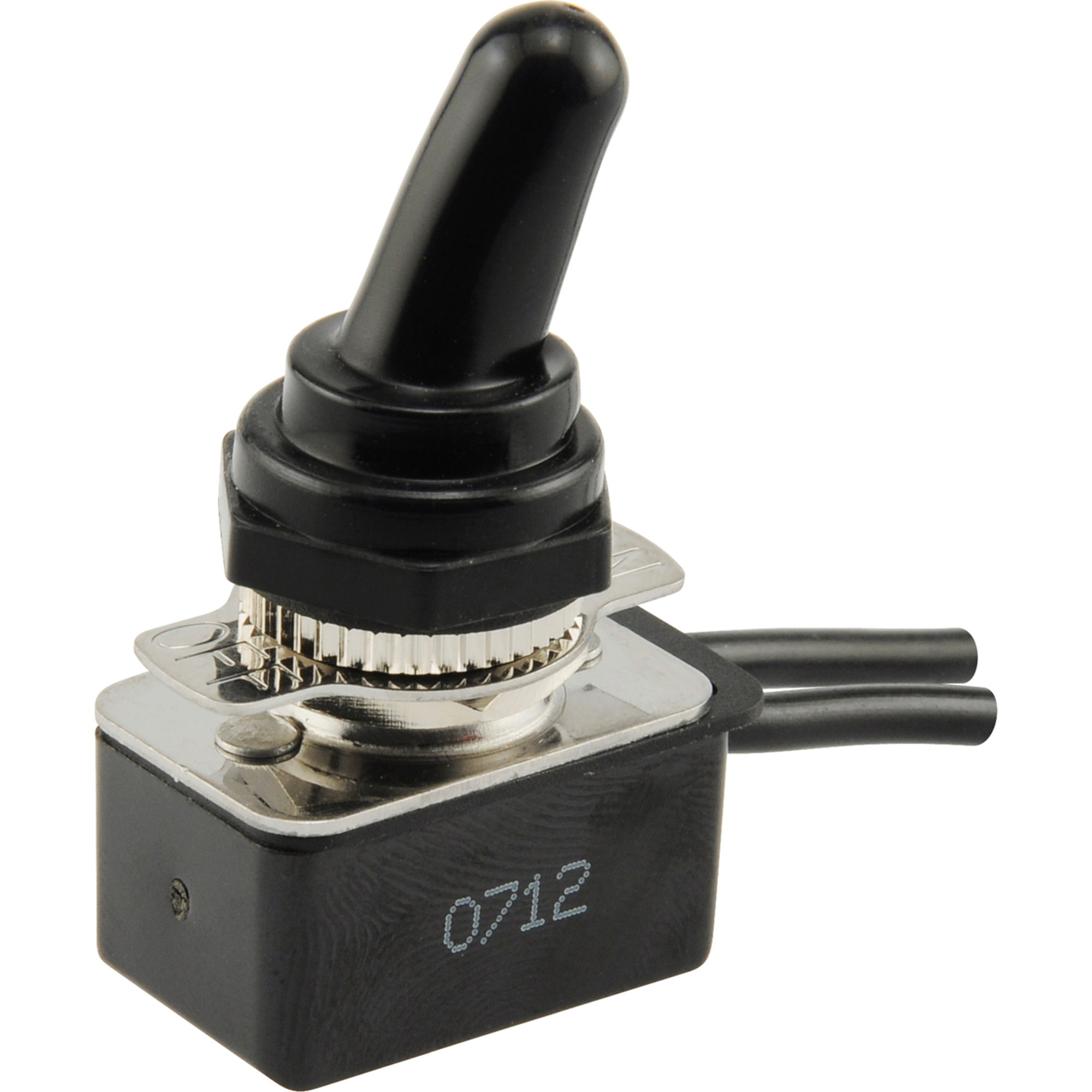 Hillman Heavy Duty Toggle Switch w/ Leads & Protective Boot (8 Amp-125 Volt x 4 Amp-250 Volt) - 1 pc