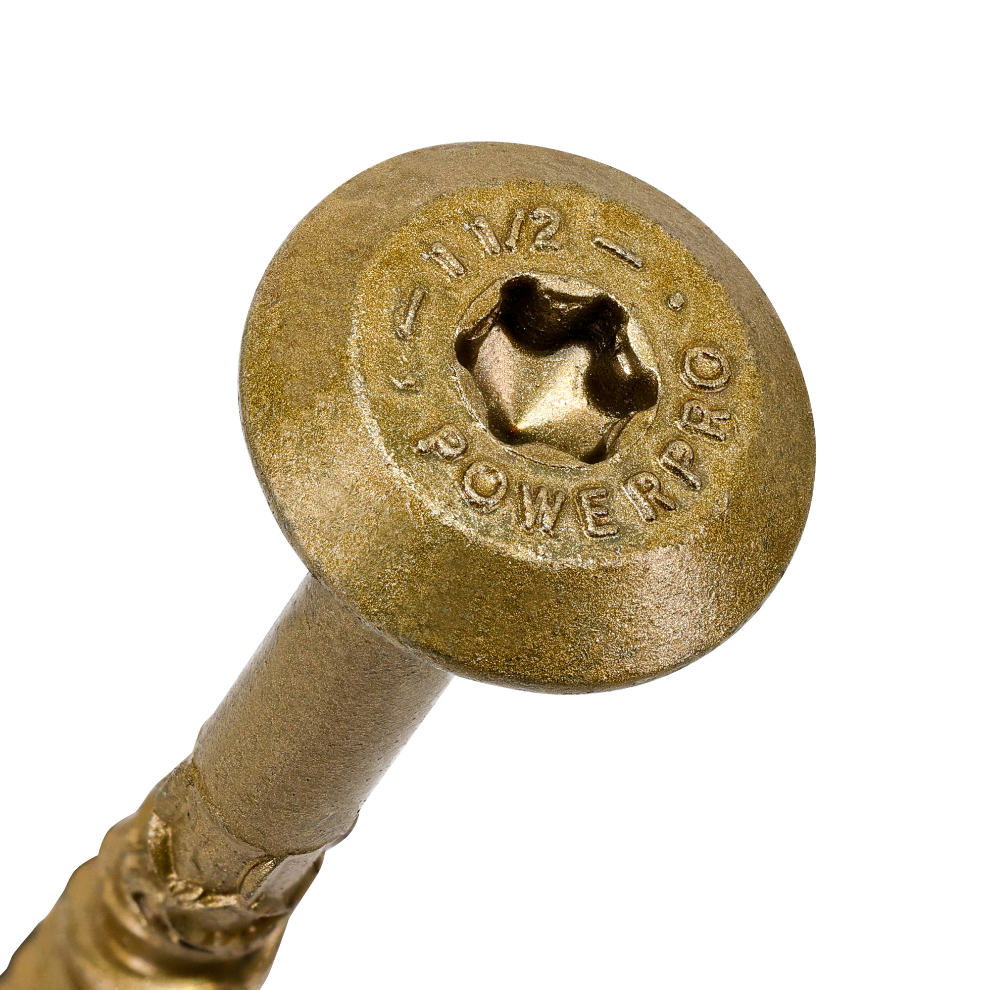 Power Pro Bronze Structural Lag Screws (1/4 in. x 1-1/2 in.) - 1 pc