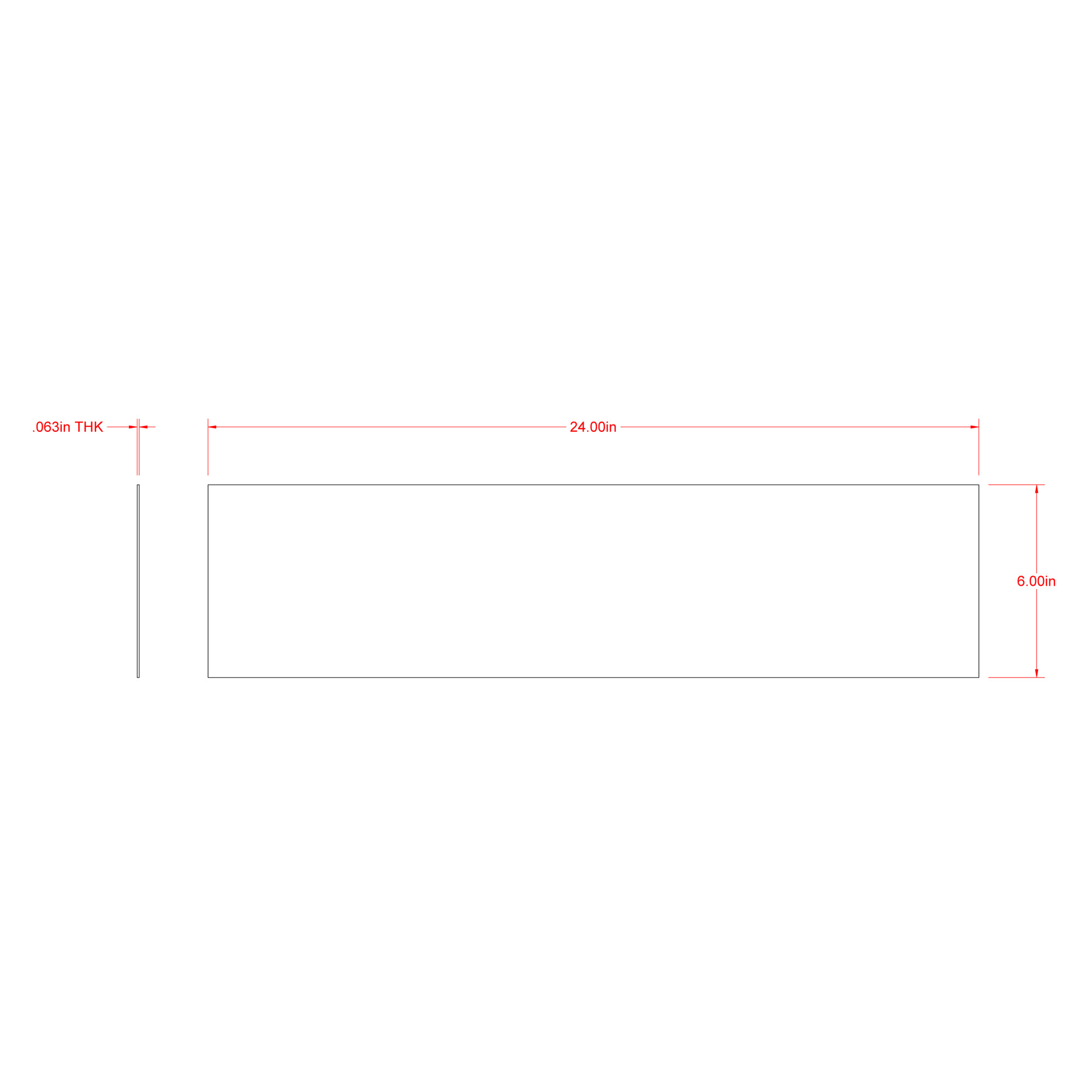 SteelWorks Weldable Solid Steel Sheet #16 (6 in. x 24 in.)