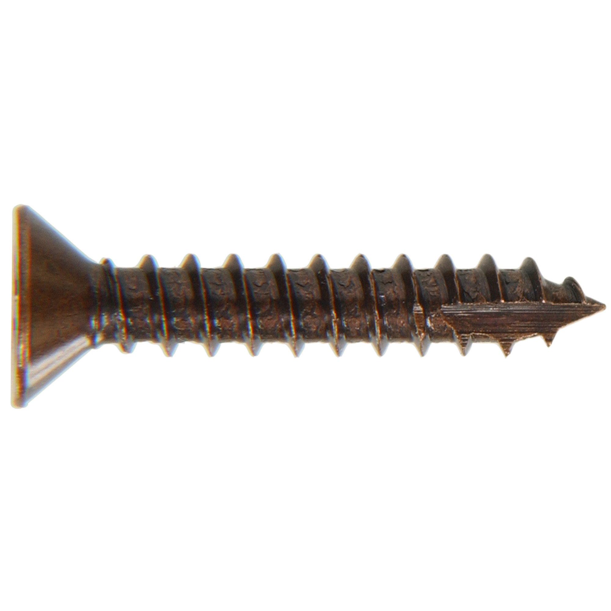 Hillman Phillips Flat Antique Bronze Wood Screws (#5 x 3/4 in.) - 50 pc