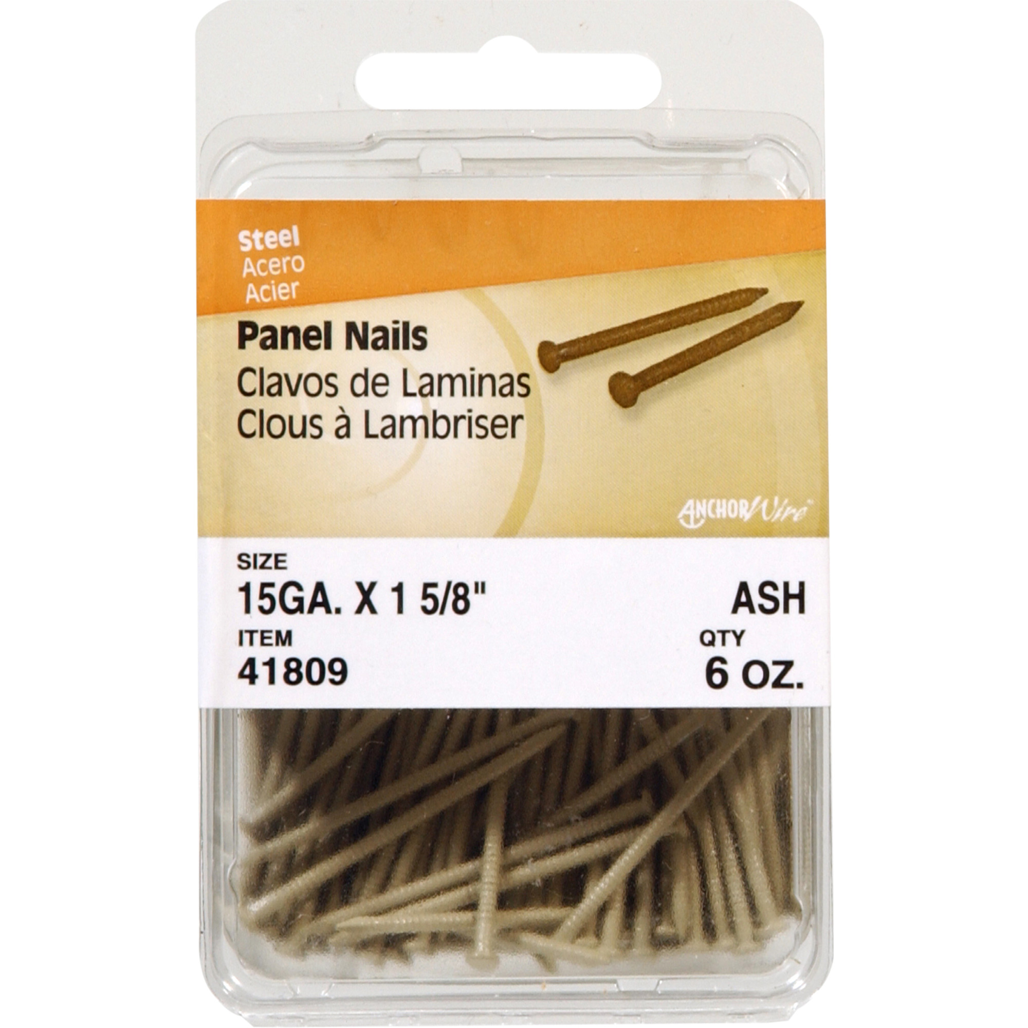 Anchor Wire Ash Panel Nails (1-5/8 in.) - 192 pc