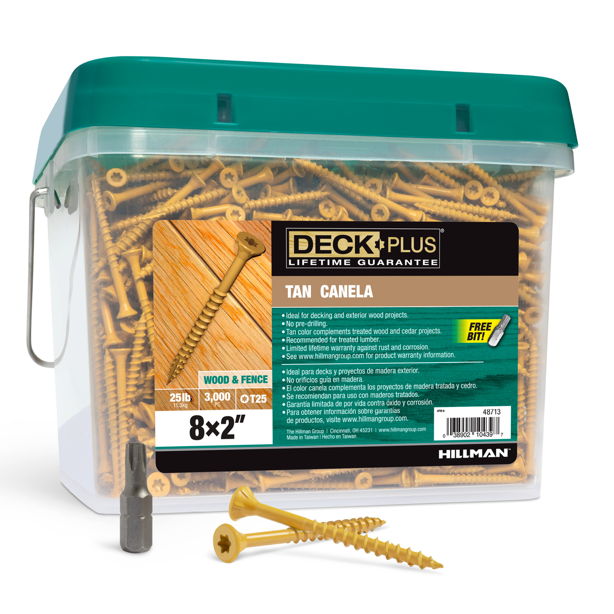 Deck Plus Tan Deck Screws (#8 x 2 in.)