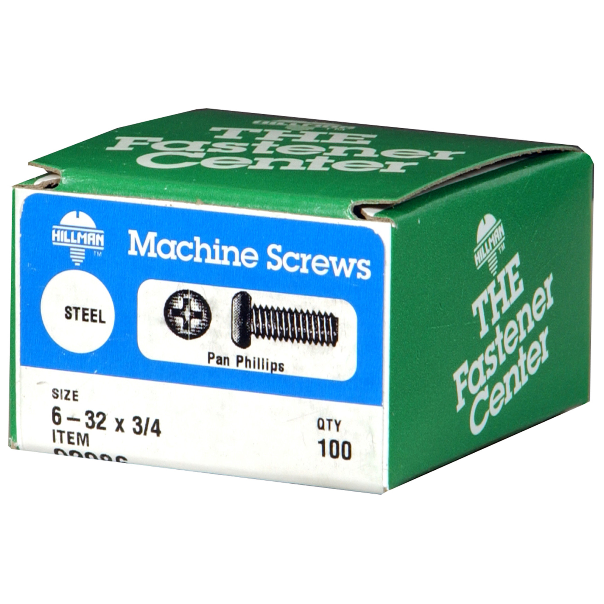 Hillman Zinc Pan Head Phillips Machine Screw #6-32 x 3/4 in.