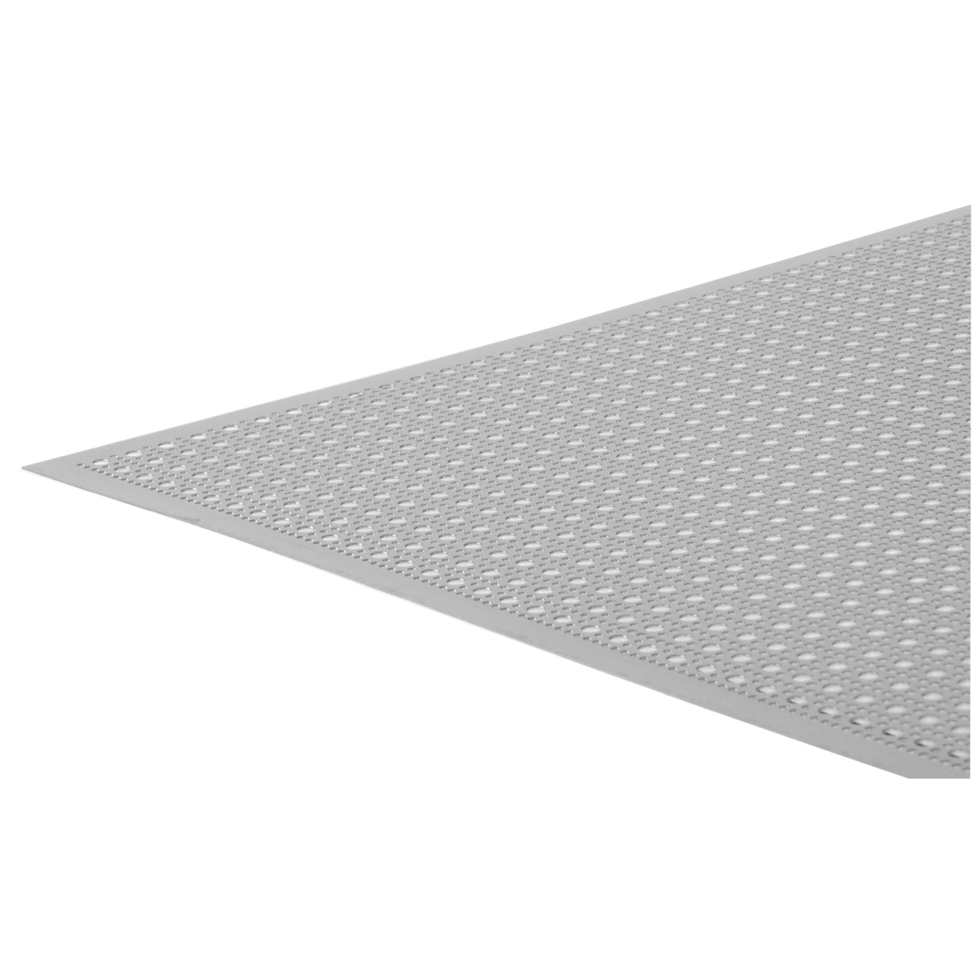 SteelWorks Aluminum Decorative Sheet Silver Lincane (.02 in. x 24 in. x 36 in.)
