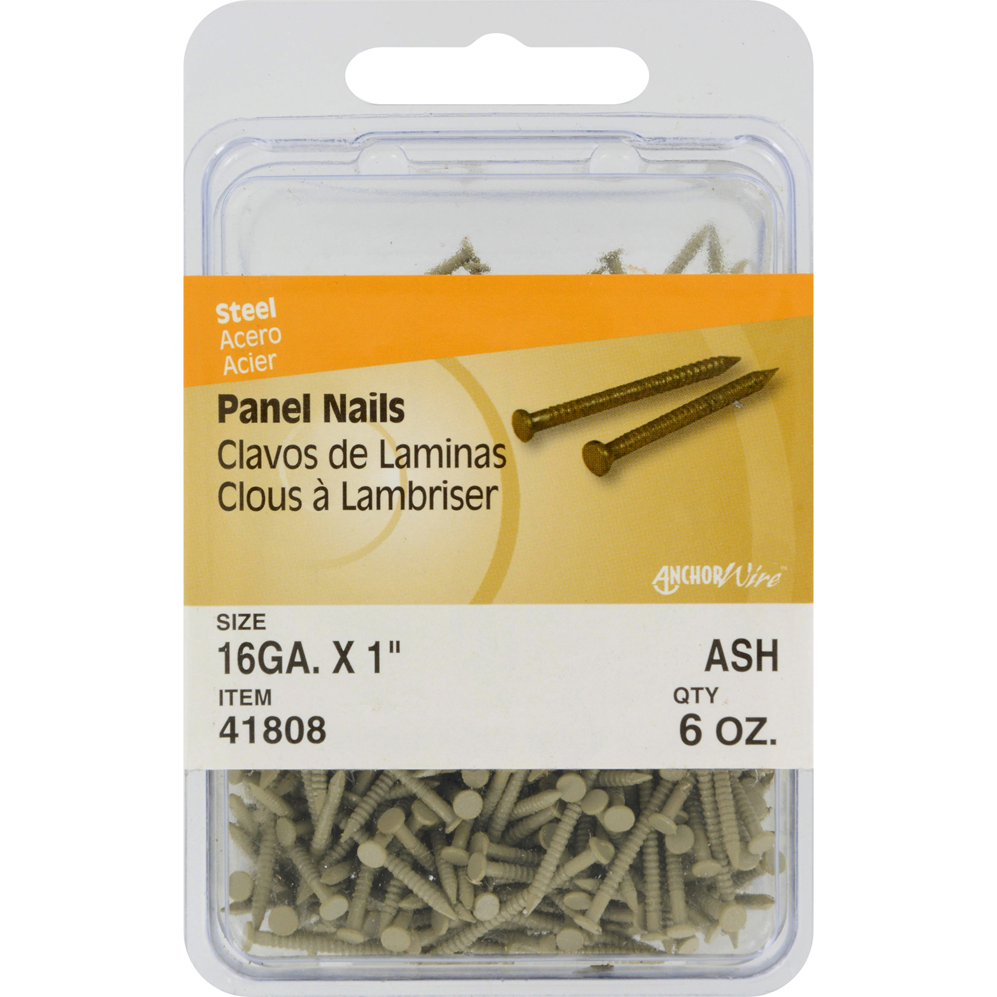 Anchor Wire Ash Panel Nails (1 in.) - 334 pc