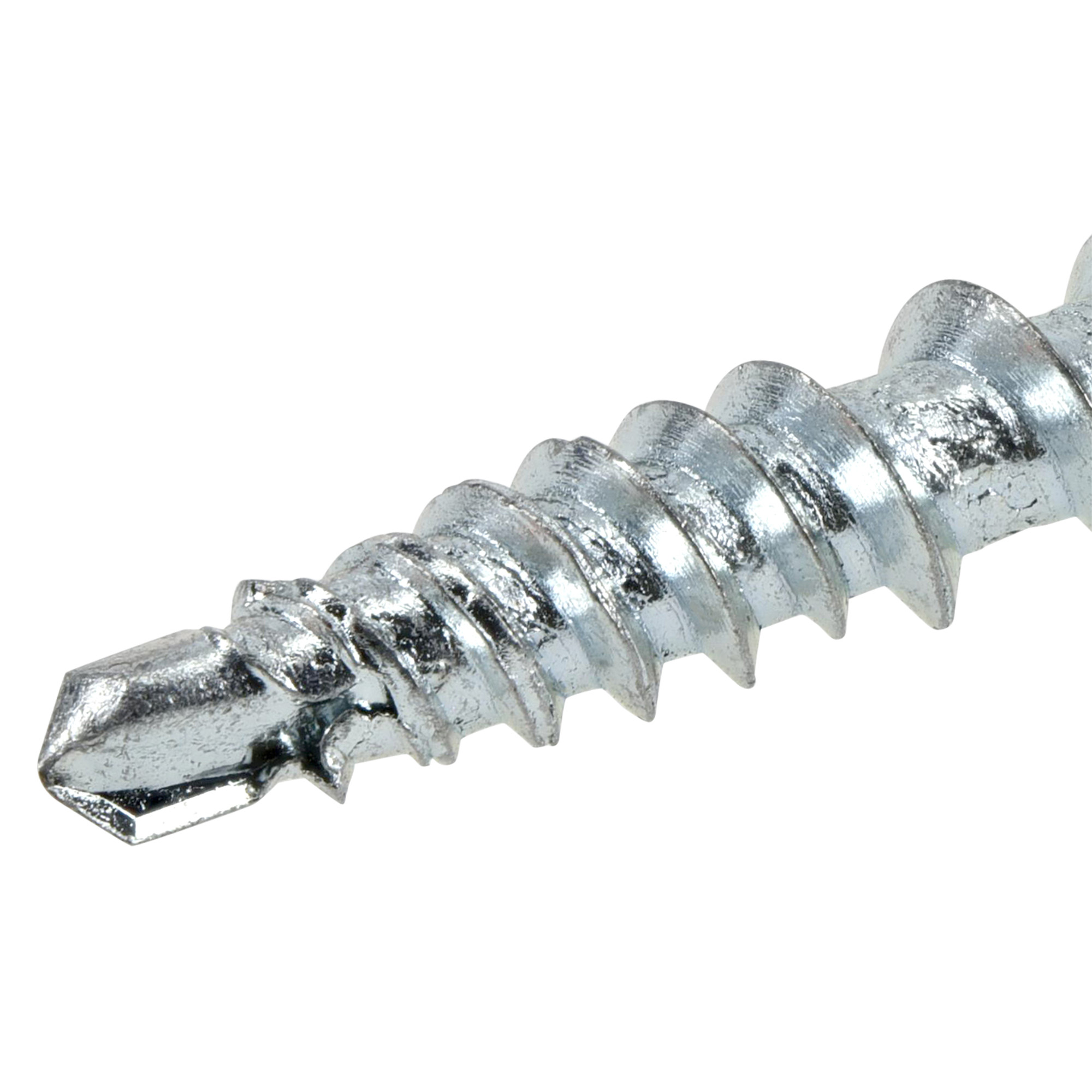 Power Pro Silver Self Drilling Metal-to-Wood Roofing Screws (#10 x 1-1/2 in.)-250pc