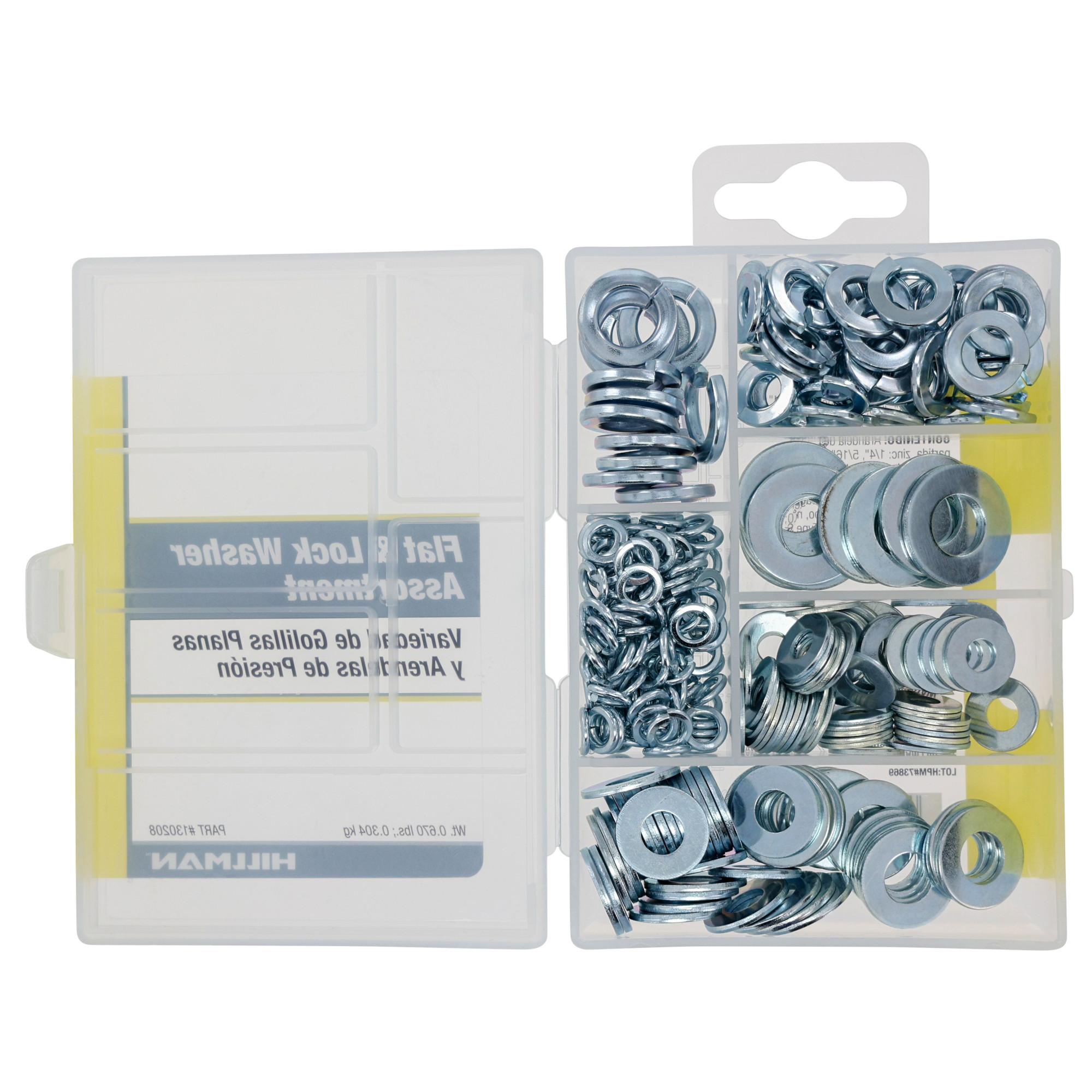 Hillman Zinc Flat and Split Lock Washers Kit