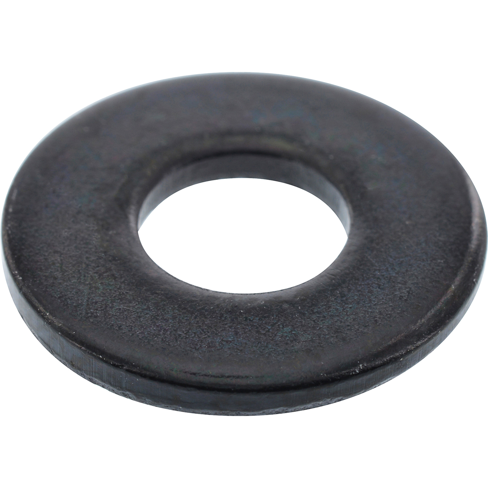 Hillman Black Chrome Flat Washers (#6) - 100 pc