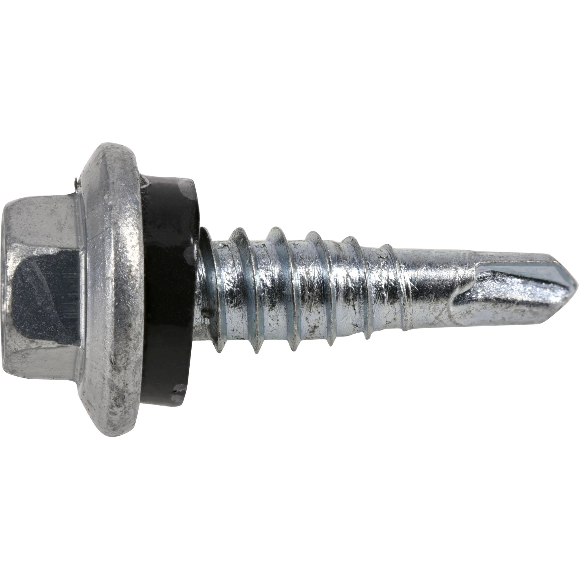 Power Pro Silver Self Drilling Metal-to-Metal Roofing Screw (1/4 in.-14x7/8 in.)-250pc