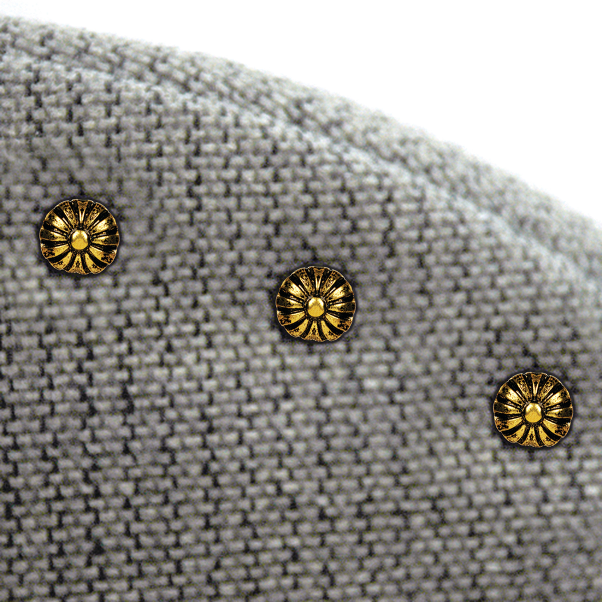 Hillman Furniture Nails - Antique Brass - Daisy Oxford Head - 25 pc