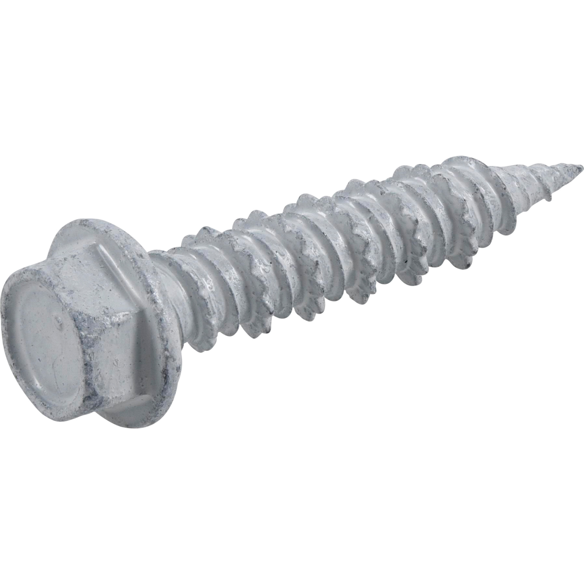 Power Pro White Hex Washer-Head Concrete Screw Anchor (1/4 in. x 1-1/4 in.) - 100 pc