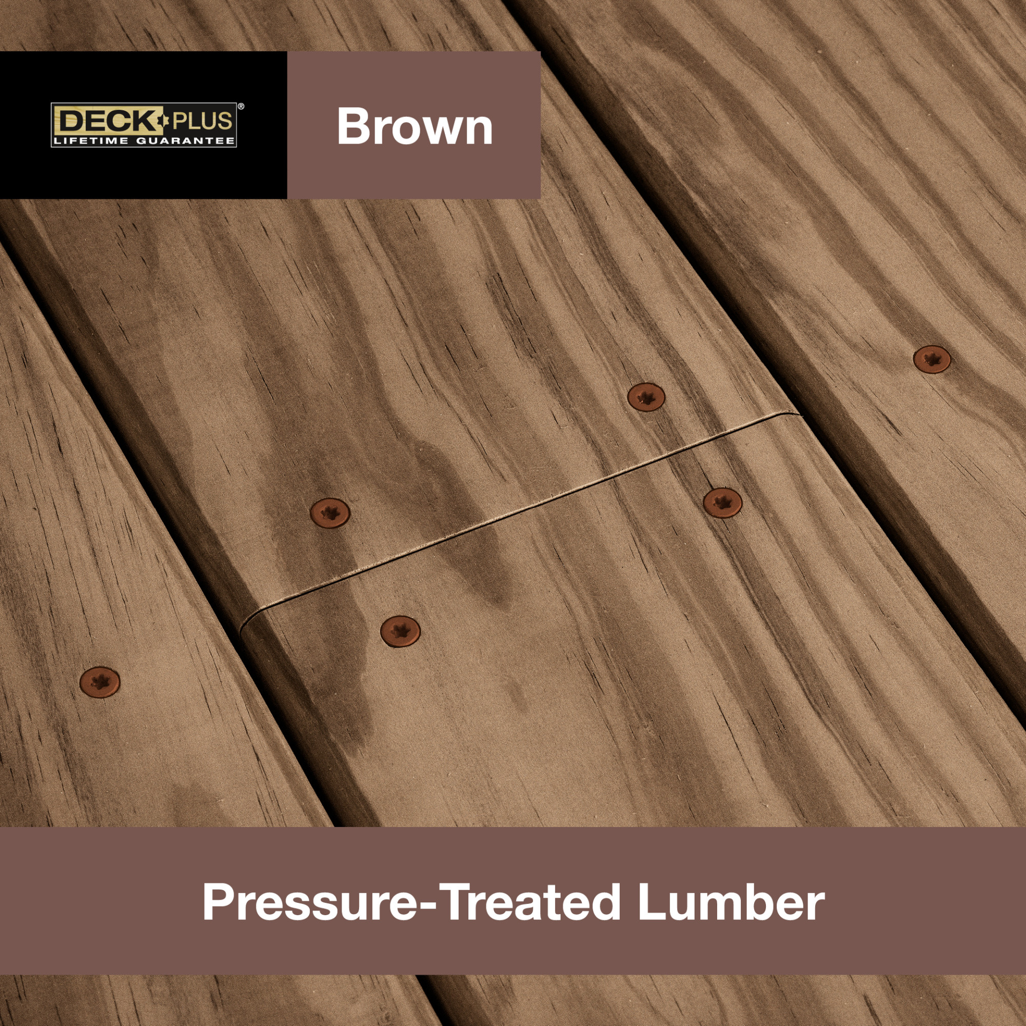 Deck Plus Brown Deck Screws (#10 x 2-1/2 in.)