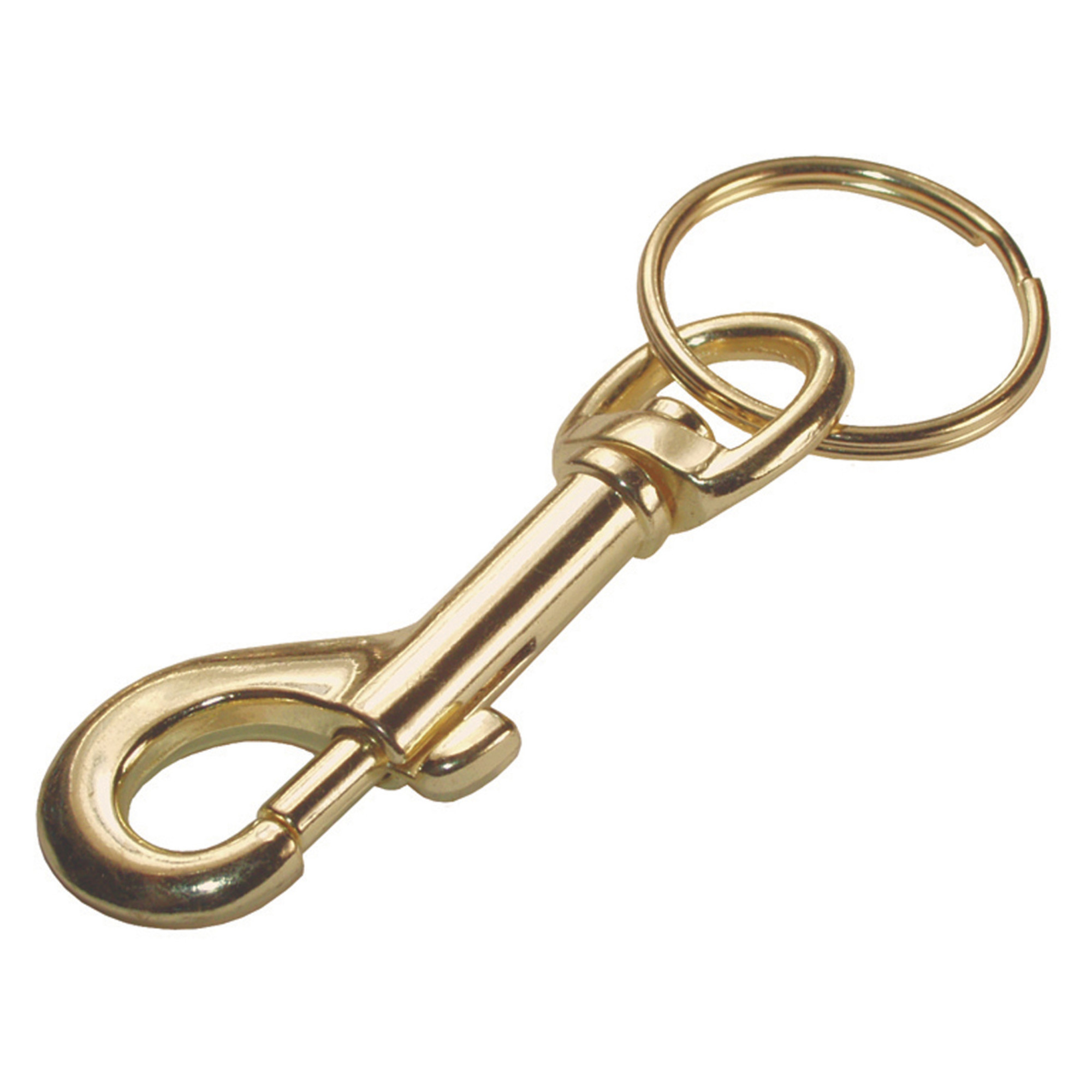 Hillman Brass Snap Hook with Ring