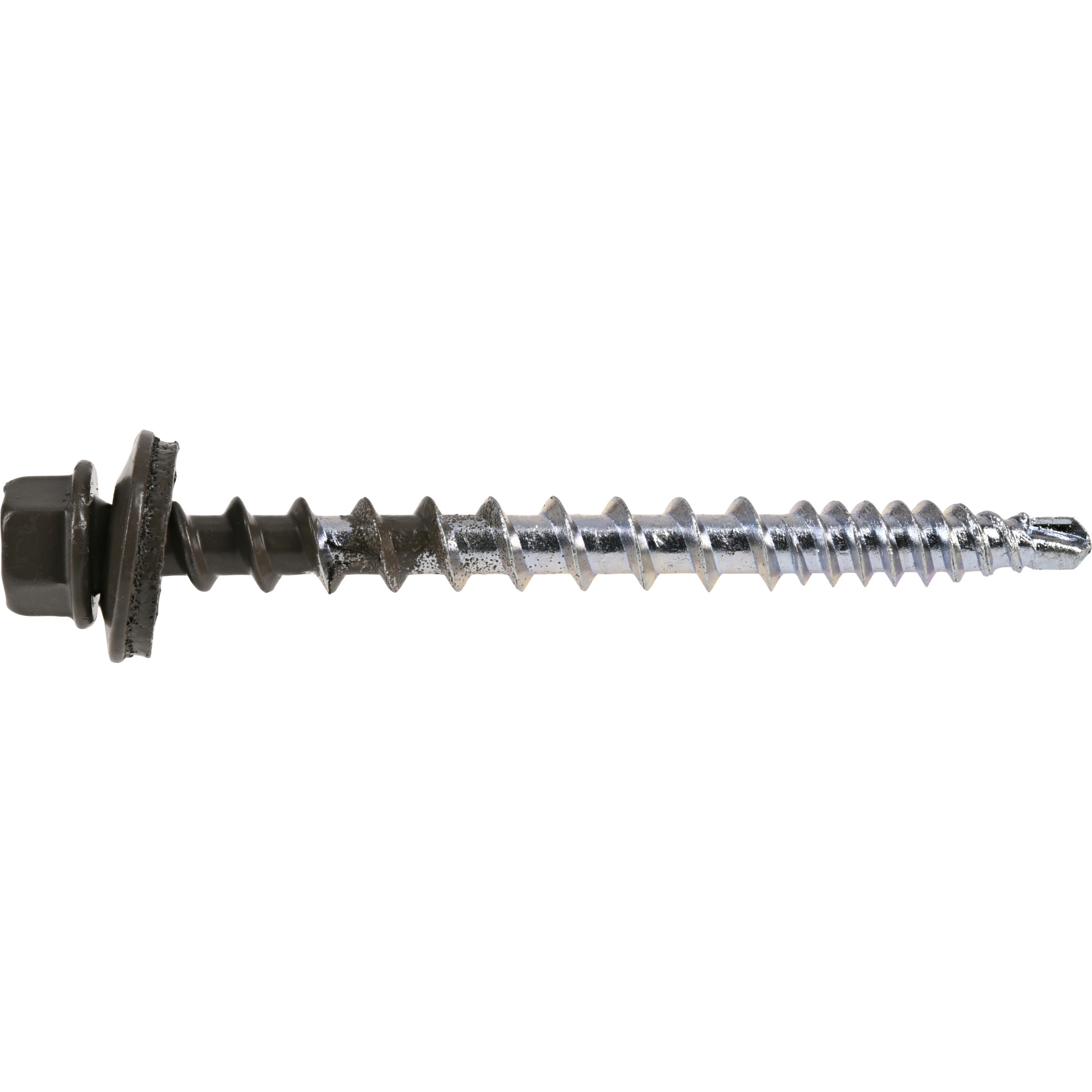 Power Pro Bronze Self Drilling Metal-to-Wood Roofing Screws (#10 x 2 in.) - 250 pc