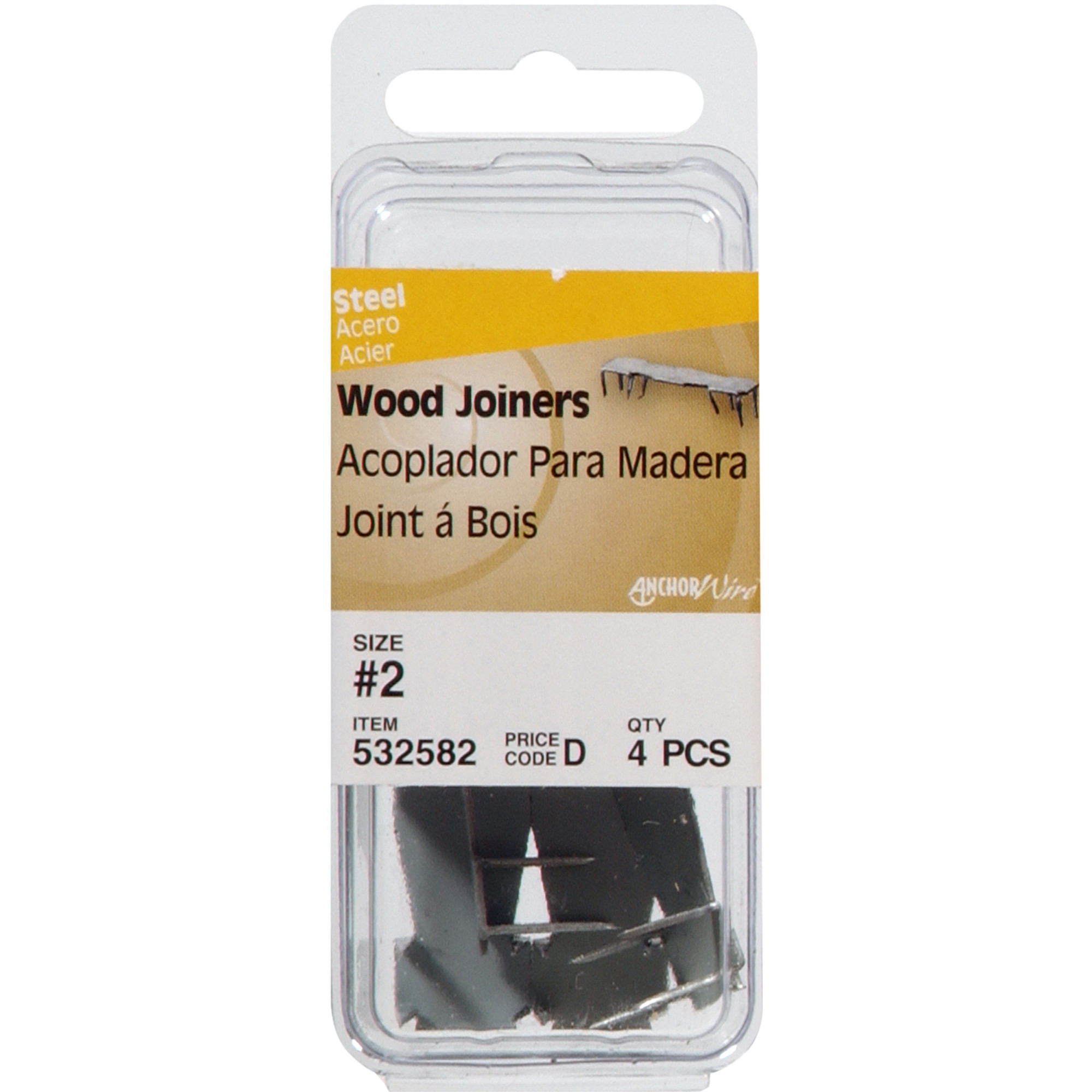 Hillman Bright Wood Joiners (#2) - 4 pc