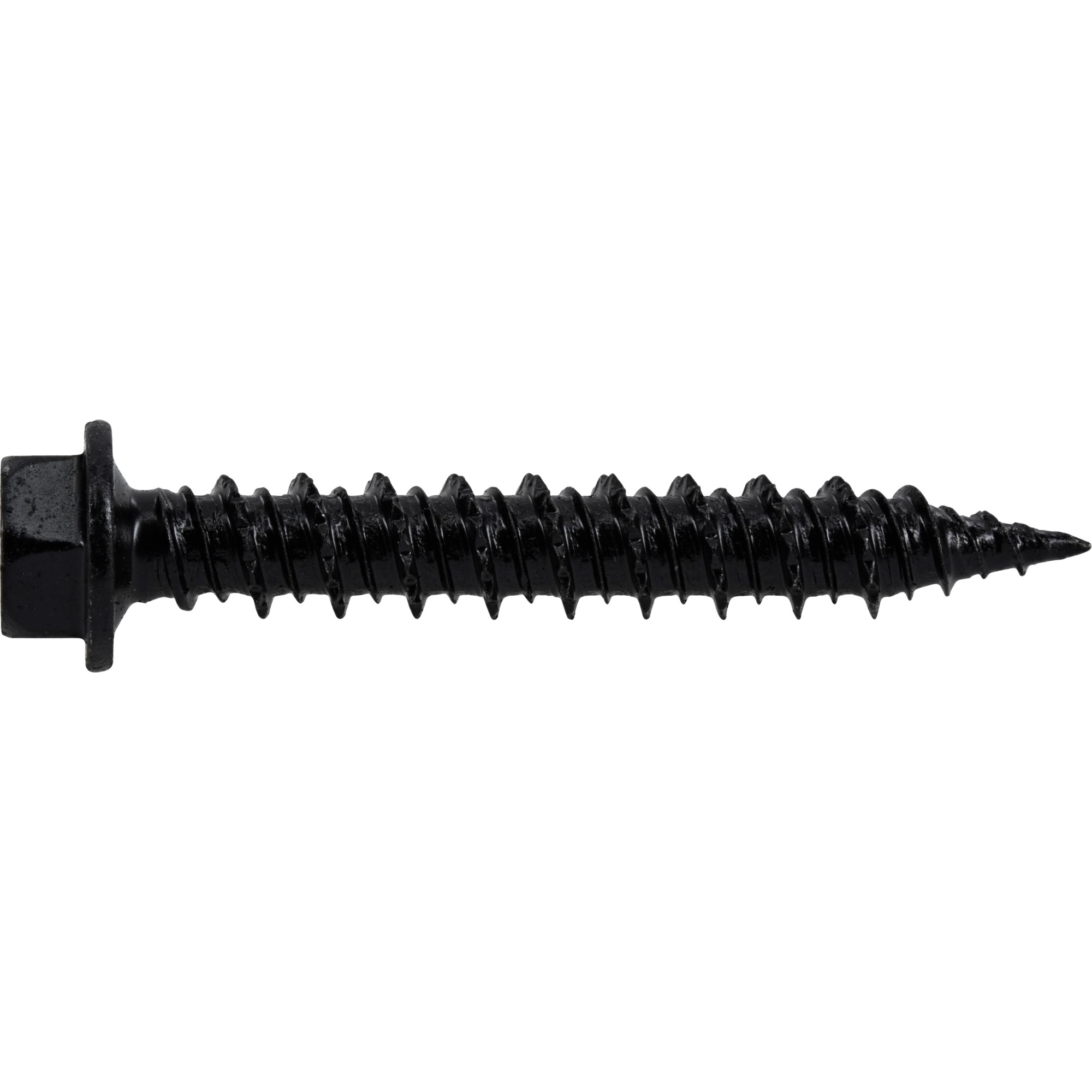 Power Pro Black Hex Washer-Head Concrete Screw Anchor (1/4 in. x 1-3/4 in.) - 18 pc