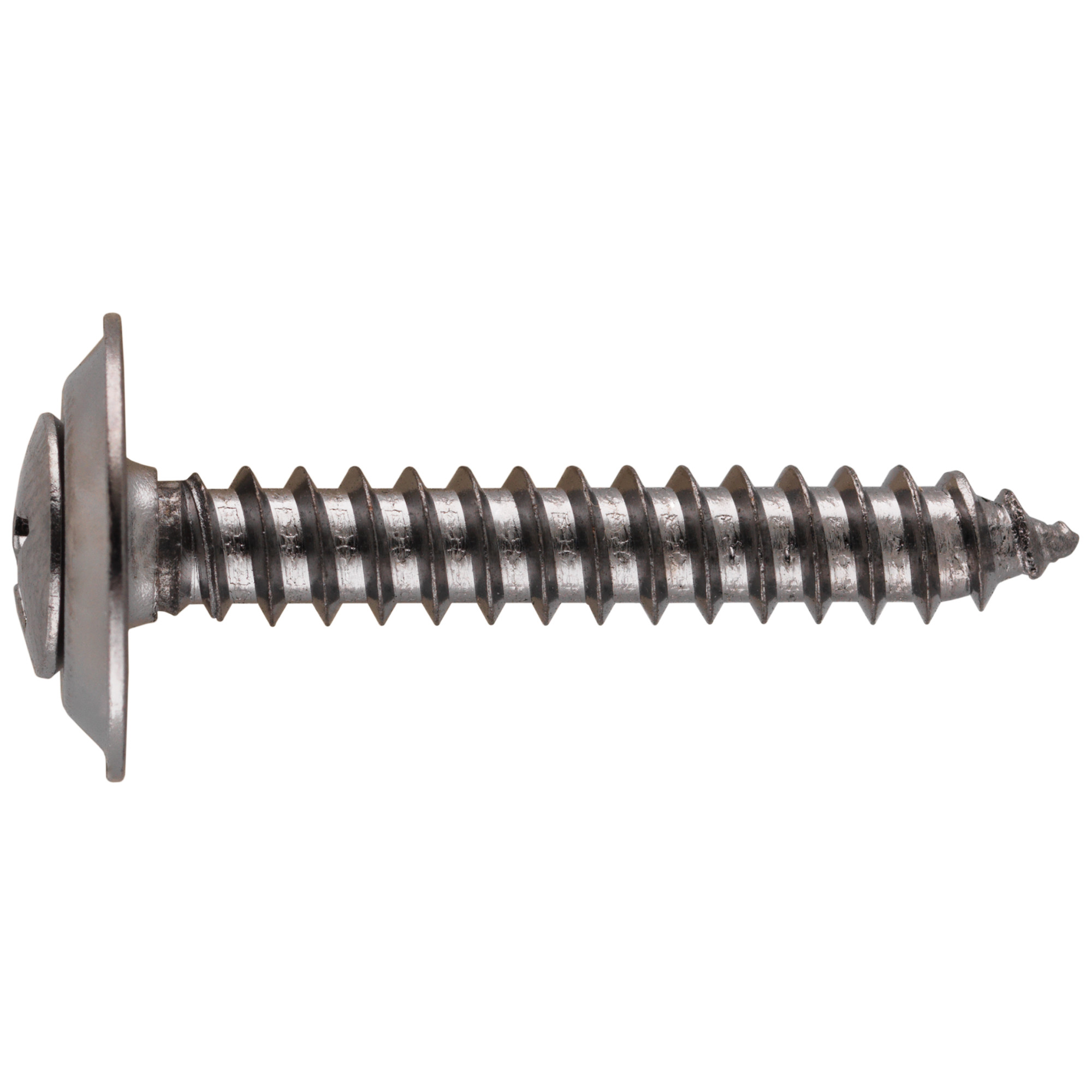 Hillman Phillips Oval Chrome Trim Screws (#10 x 1-1/4 in.) - 15 pc