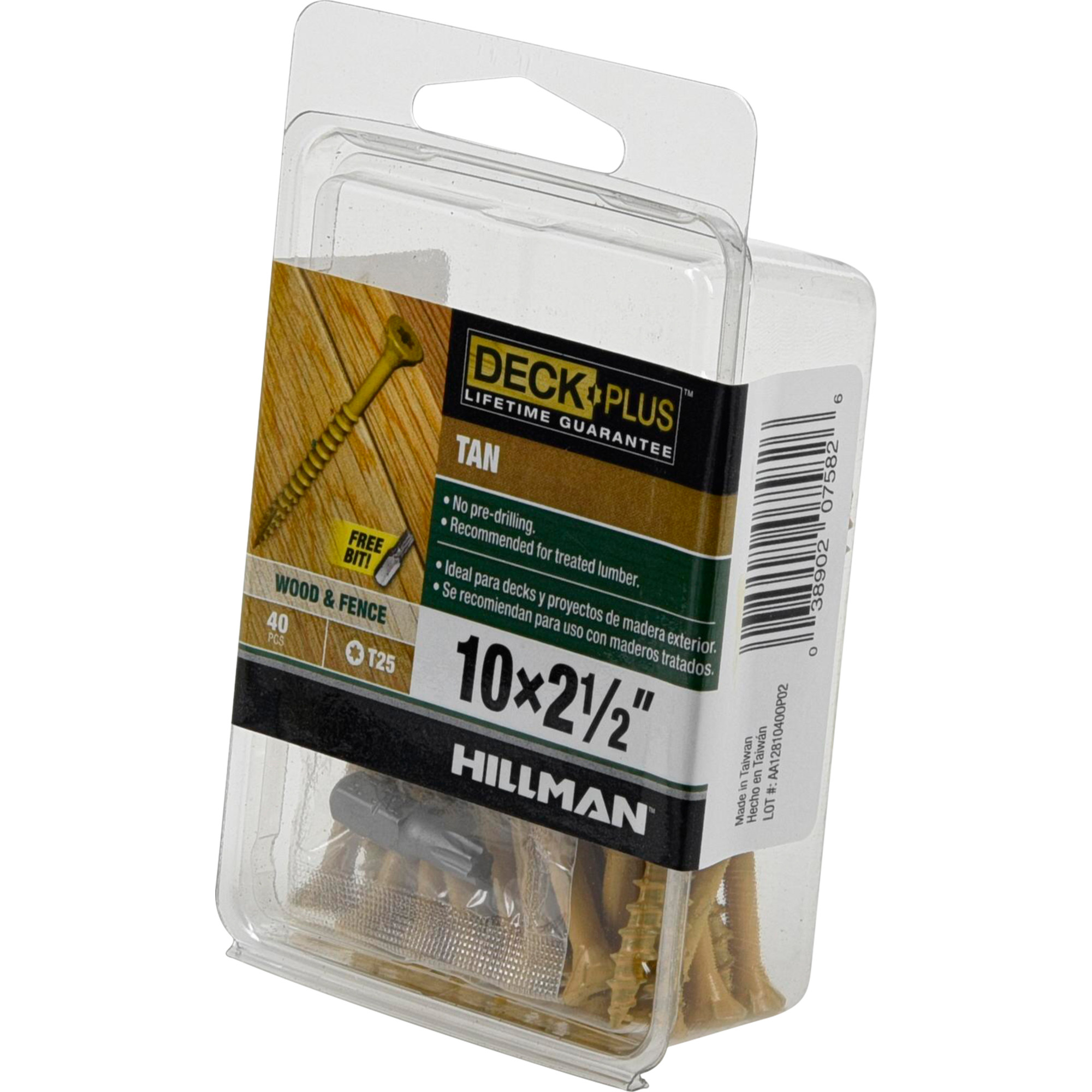 Deck Plus Tan Deck Screws (#10 x 2-1/2 in.)