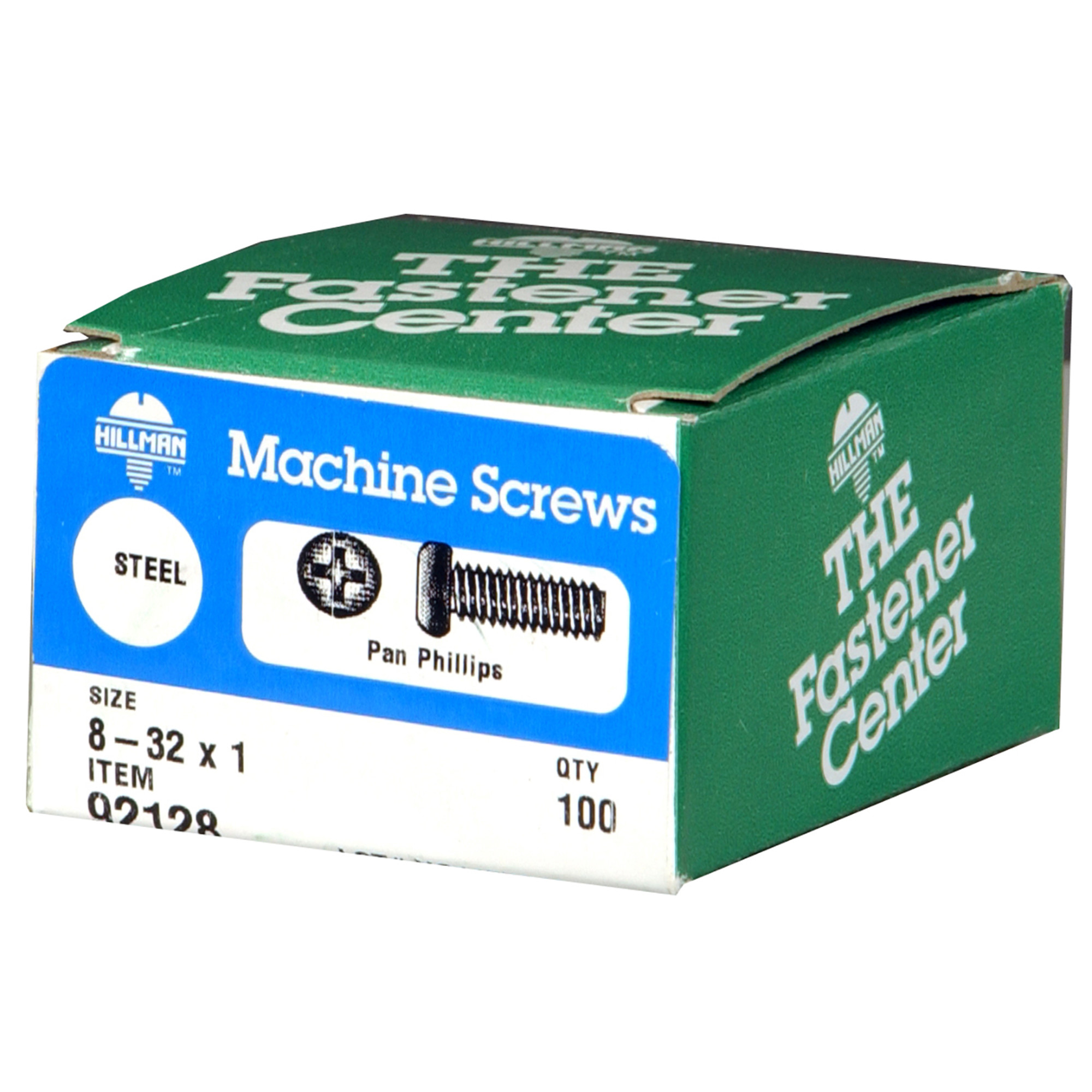 Hillman Zinc Pan Head Phillips Machine Screw #8-32 x 1 in.