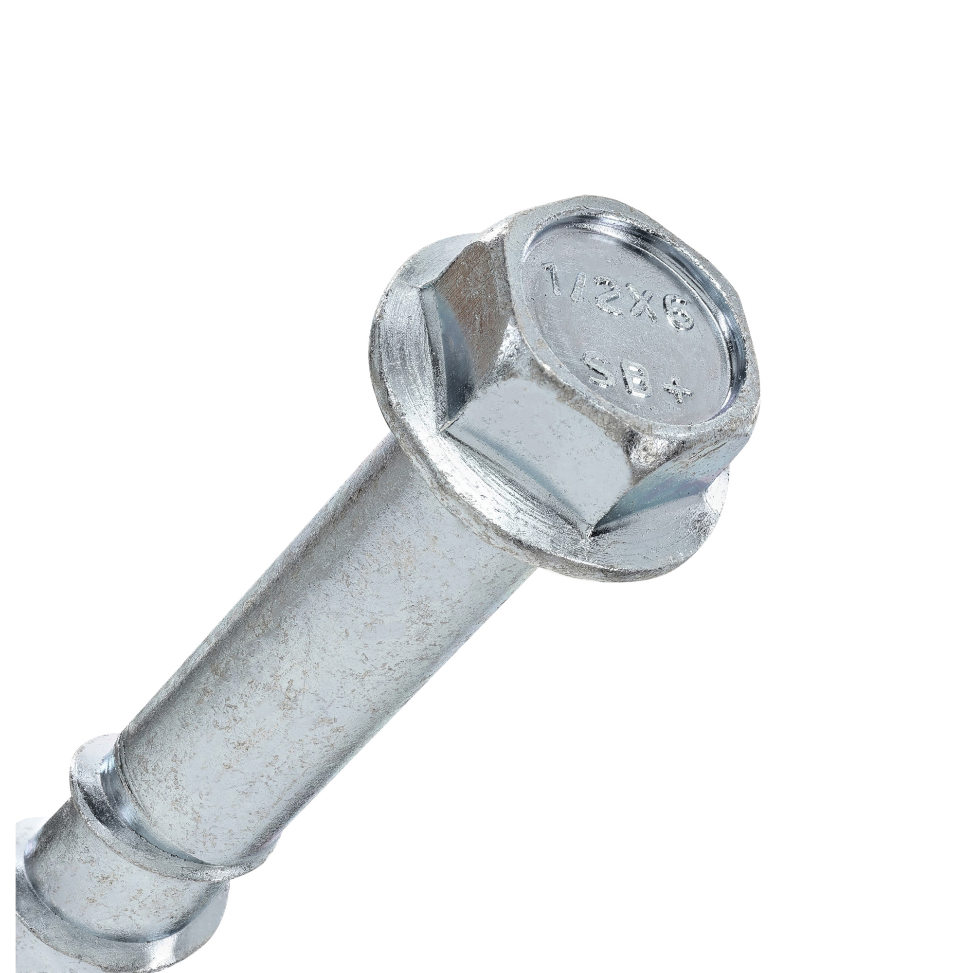 Power Pro Zinc Hex Washer Head Screw-Bolt+ Anchors (1/2 in. x 6 in.) - 25 pc